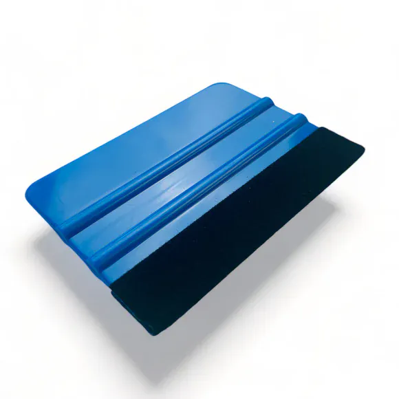 4 inch Blue Felt Squeegee - Image 3