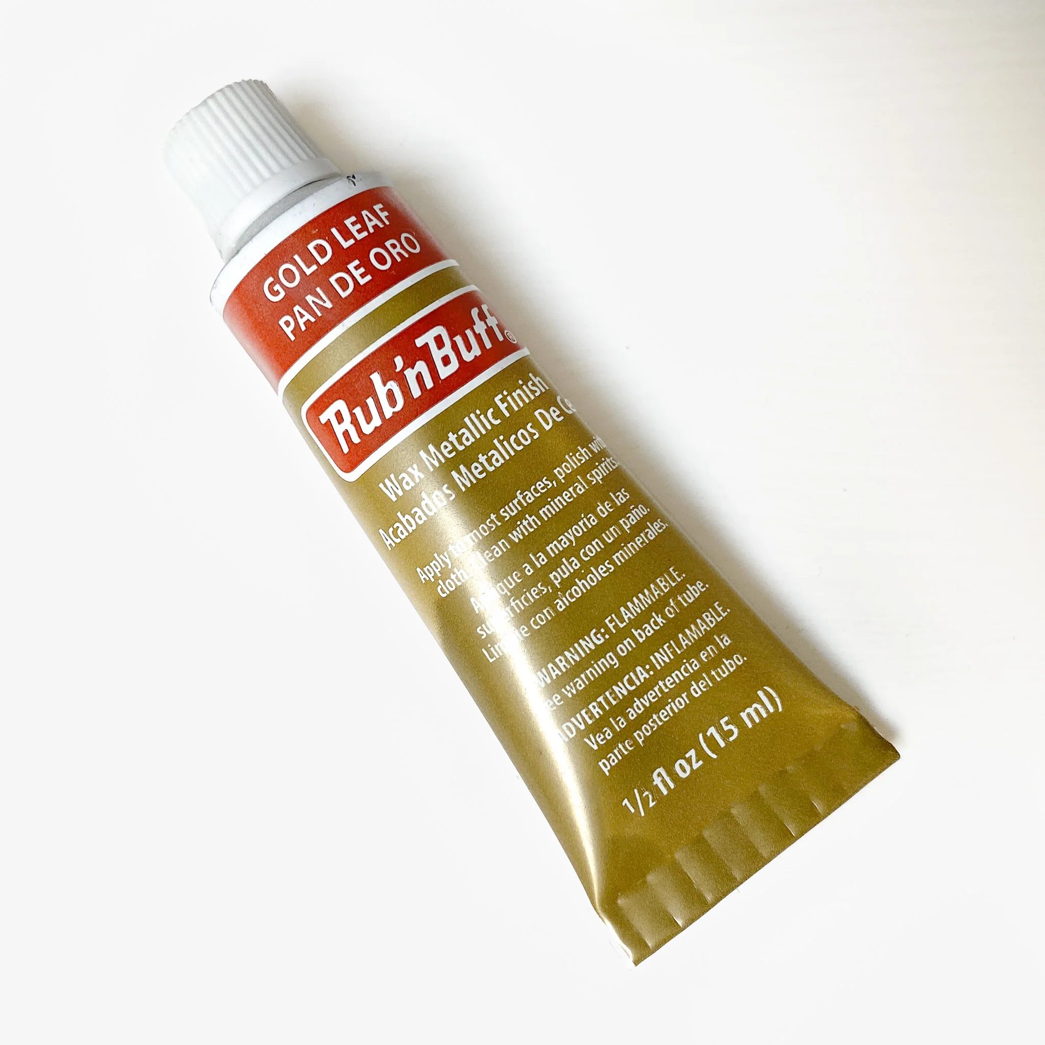 AMACO Rub ’n Buff Metallic Wax Finish (15ml) – Choose Your Color