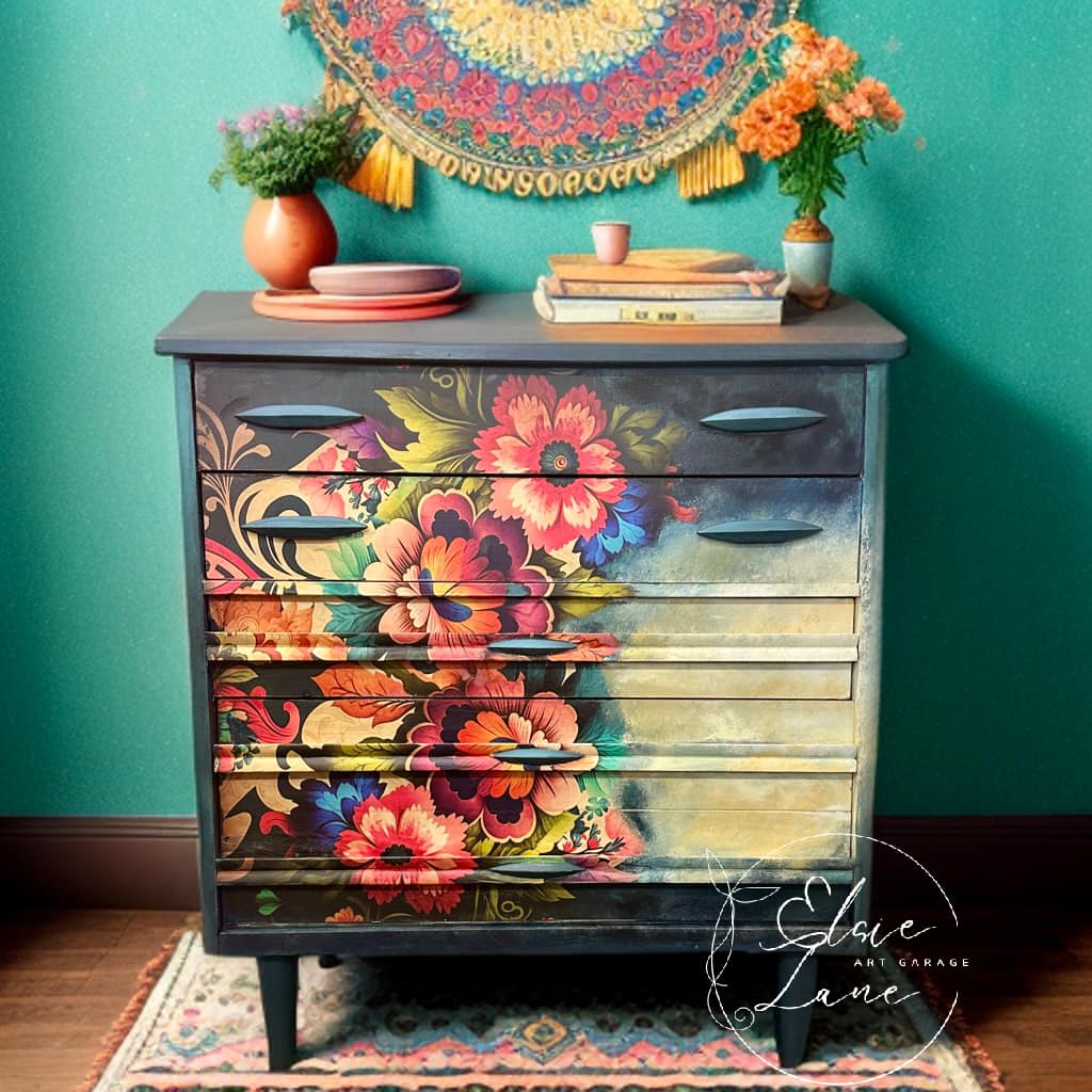 Whimsykel - Boho Flowers Decopuage Paper (21x29, 14x20) - Image 6
