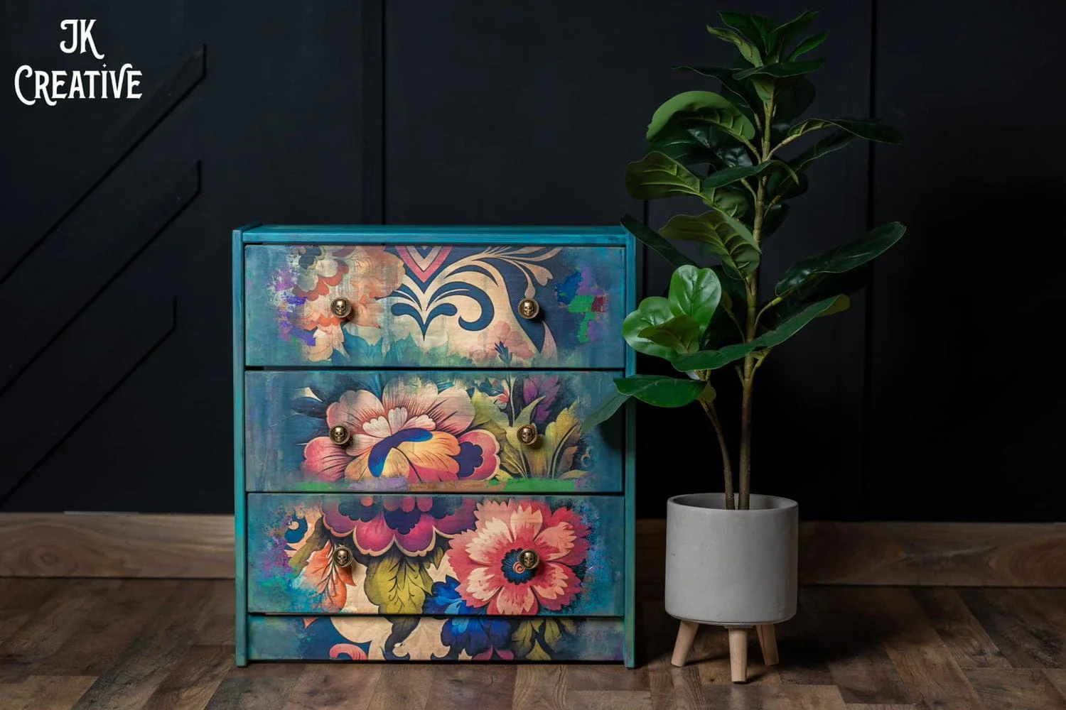 Whimsykel - Boho Flowers Decopuage Paper (21x29, 14x20) - Image 8