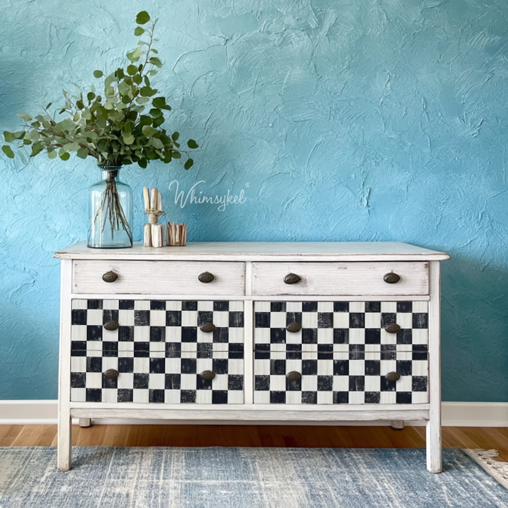 Whimsykel - Checked Out Checkerboard Decoupage Paper | 21x29 - Image 3