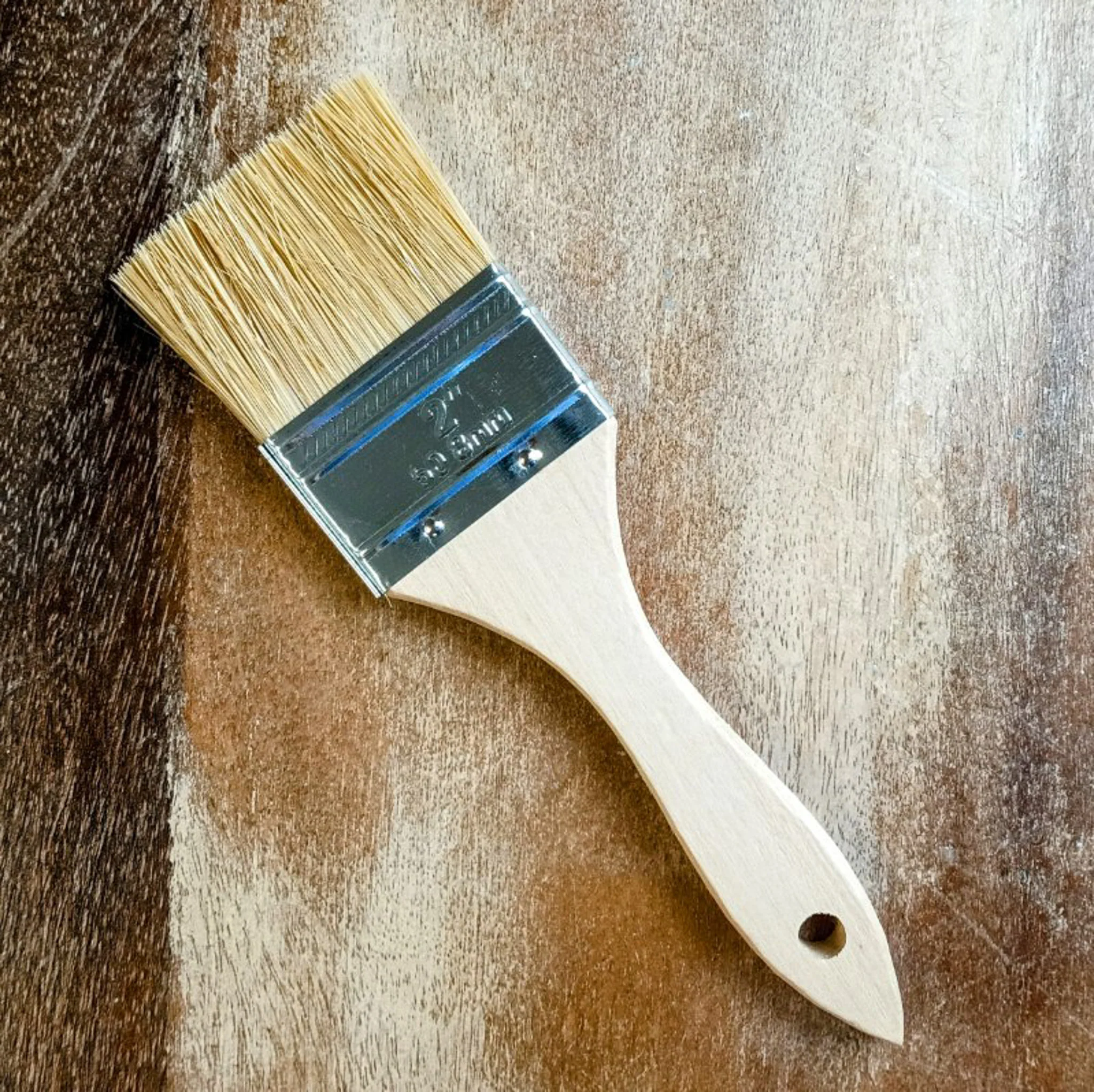 1 Inch & 2 Inch Pure Bristle Chip Paint Brushes - Image 3