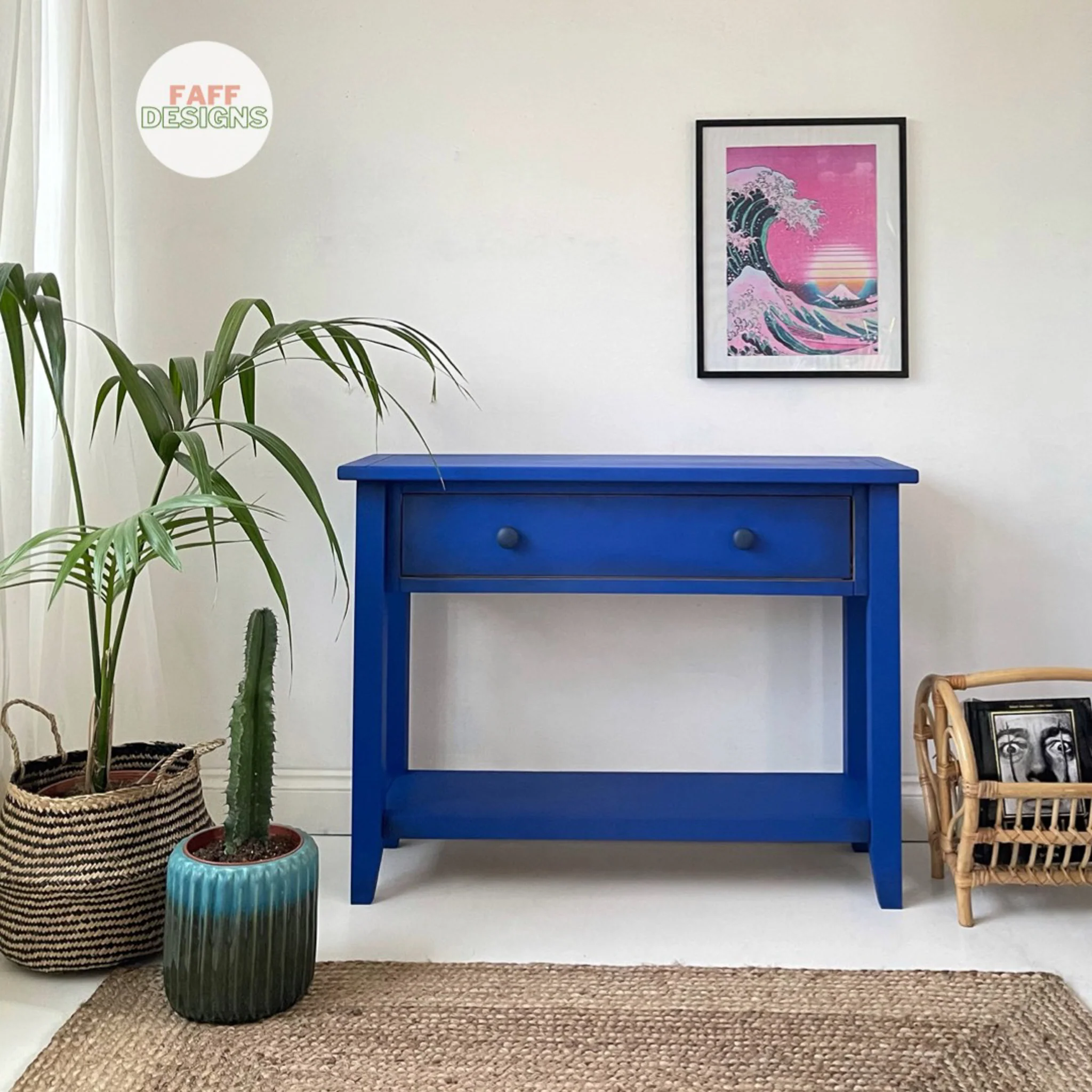 Dixie Belle Cobalt Blue Chalk Mineral Paint | Furniture Paint - Image 3