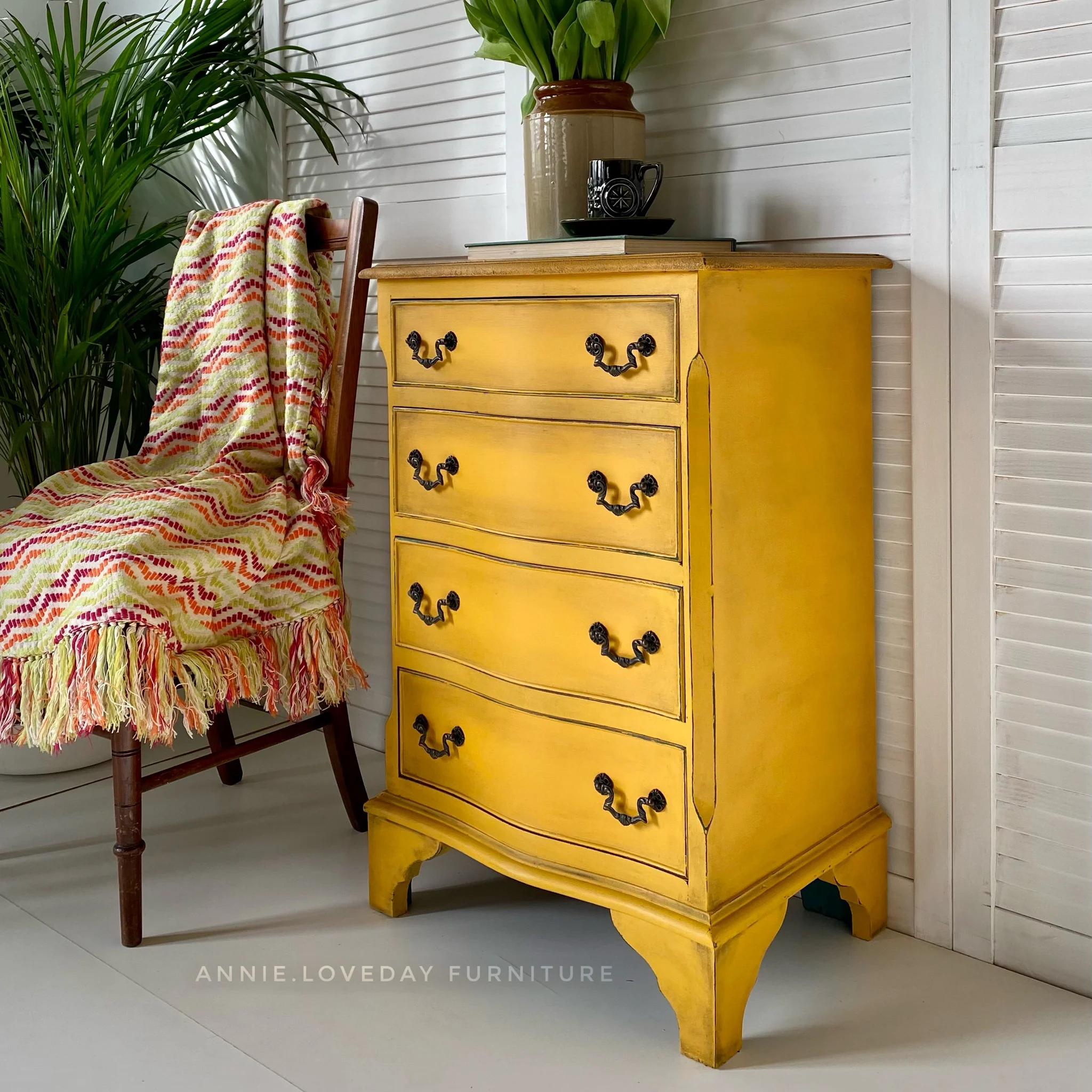 Dixie Belle Colonel Mustard Chalk Mineral Paint | Furniture Paint - Image 7