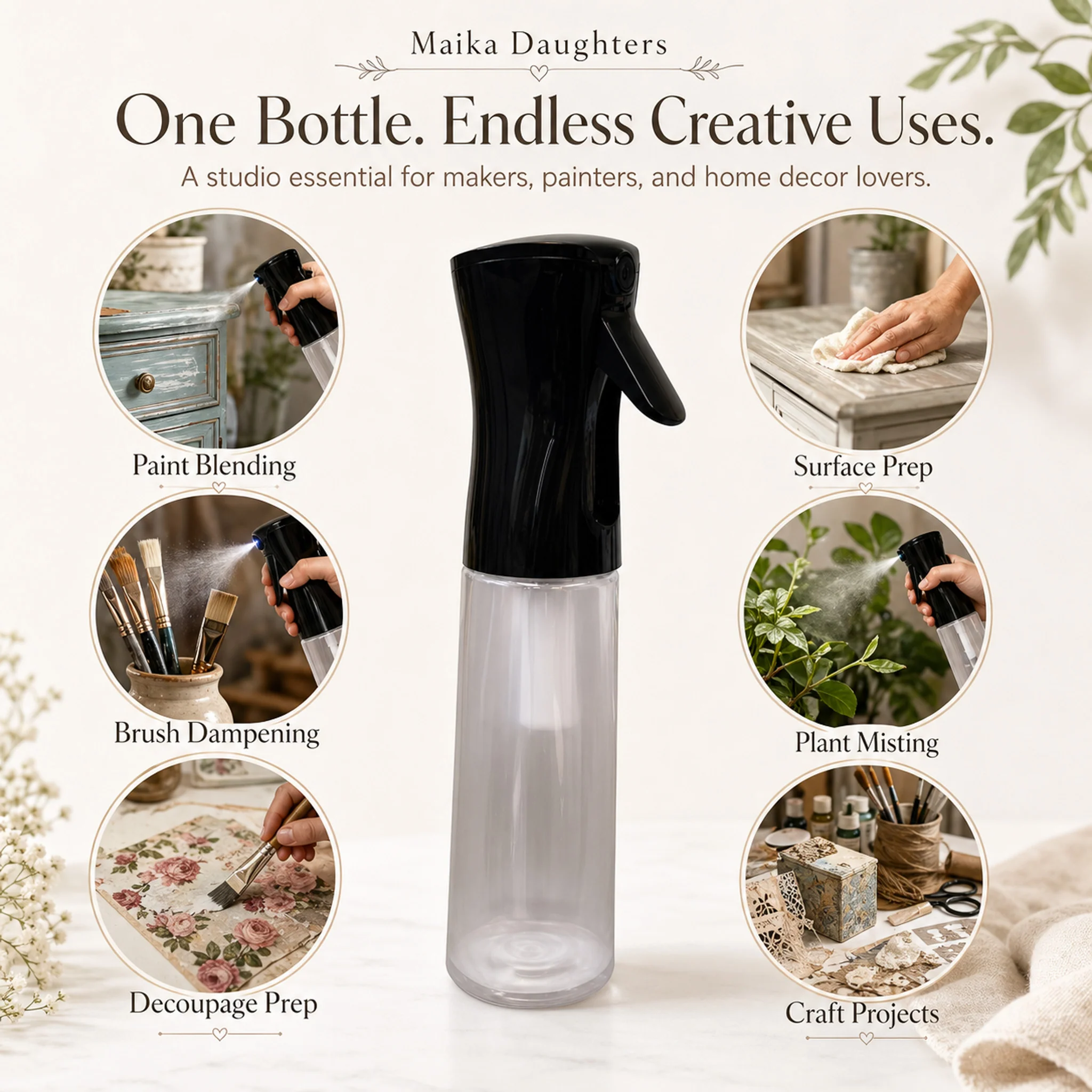 Continuous Fine Mist Spray Bottle - Image 3