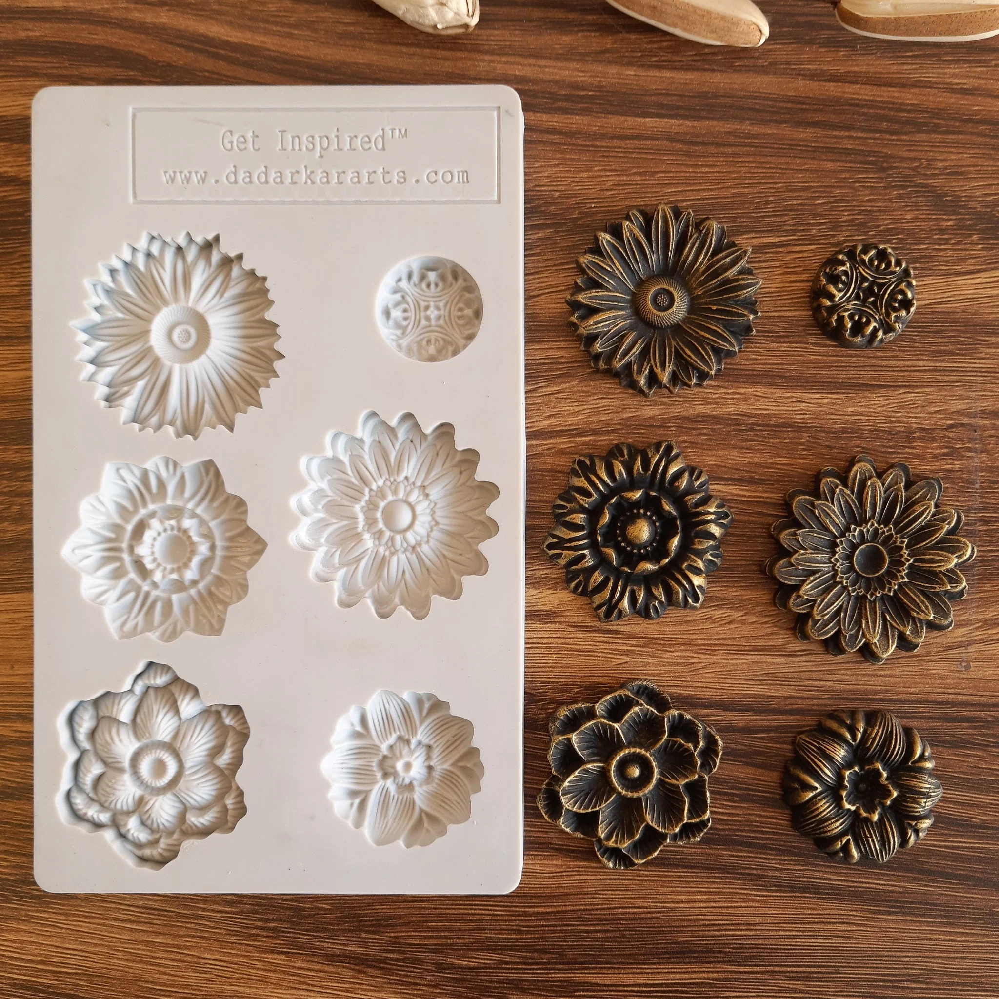 Dadarkar Art - Botanical Posy Silicone Mold - Image 3