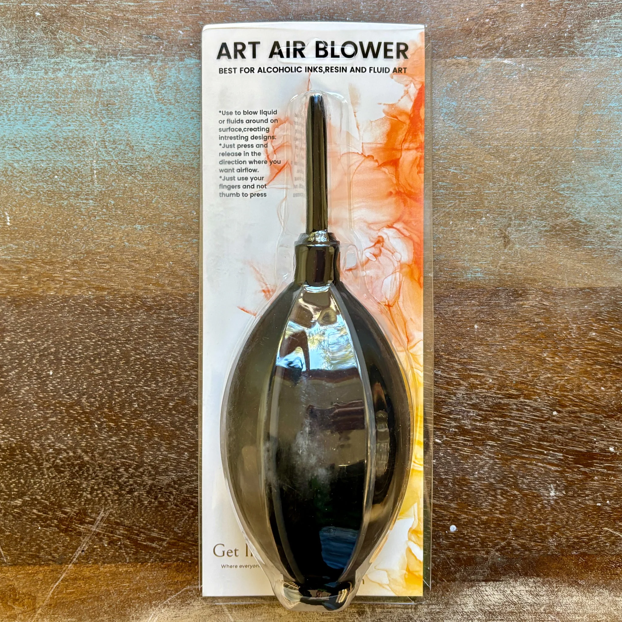 Dadarkar Art – Handheld Air Blower for Fluid Art, Resin & Mixed Media - Image 3