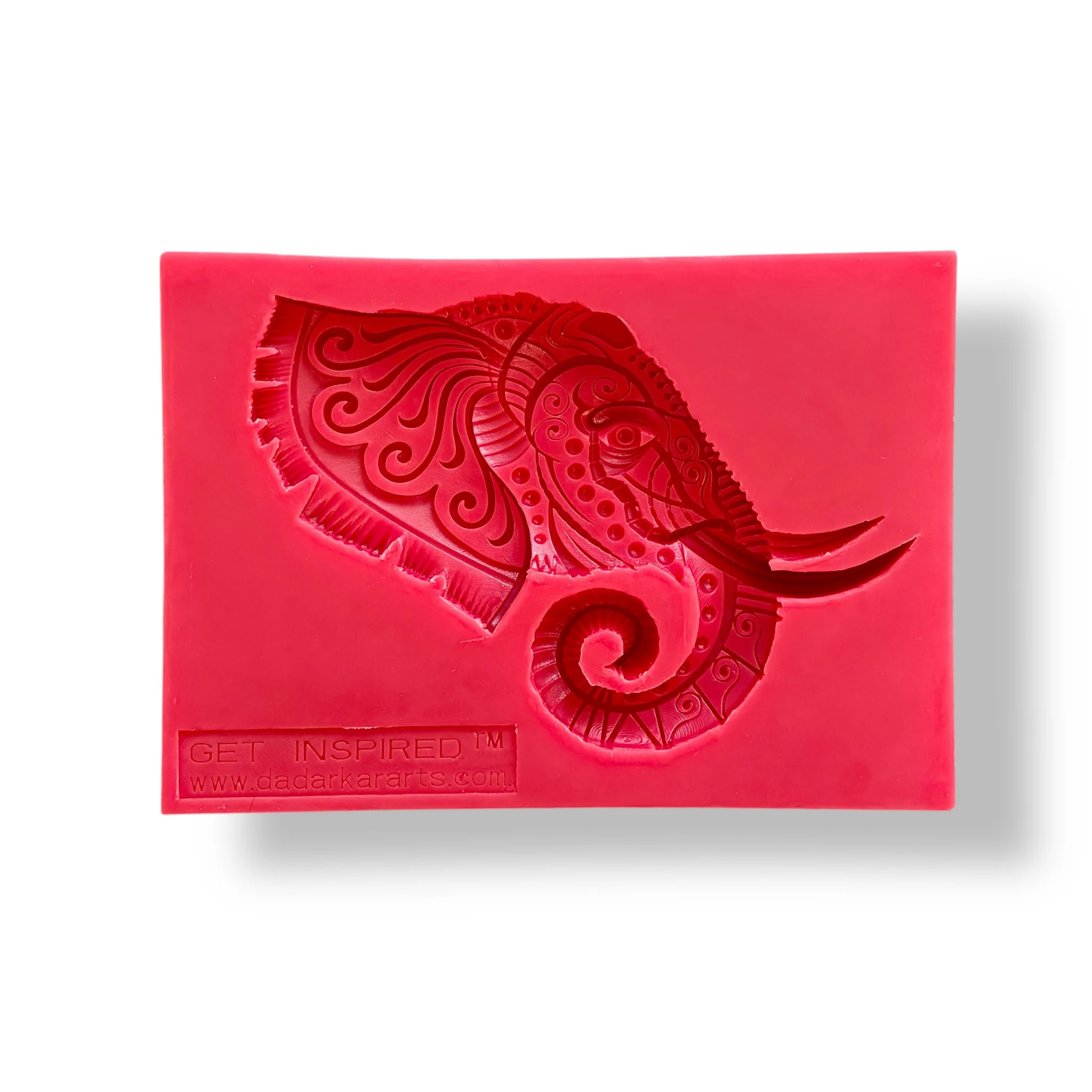 Dadarkar Art - Ornate Elephant Silicone Mold - Image 3
