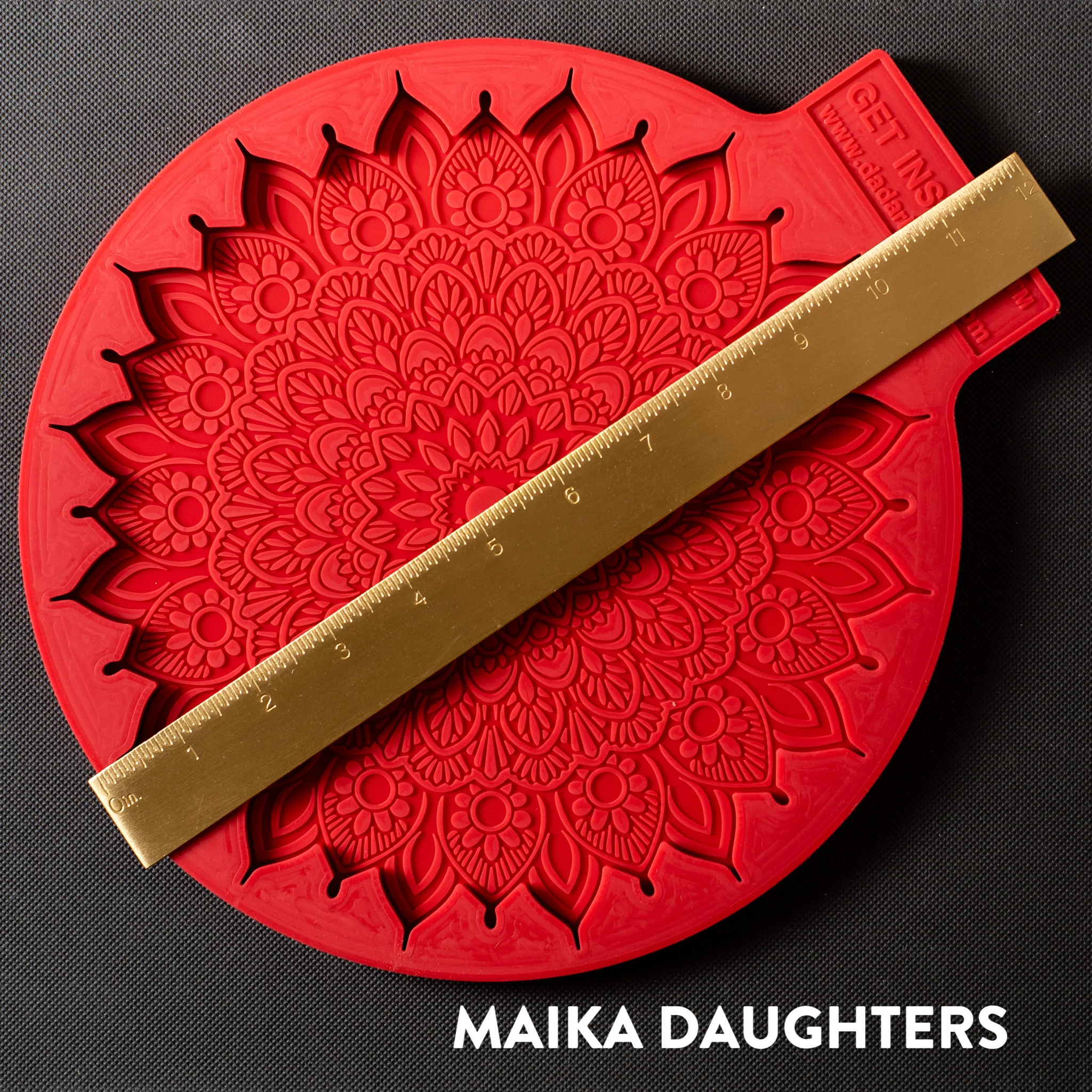 Dadarkar Art - Paisley Grace Mandala Silicone Mold - Image 4