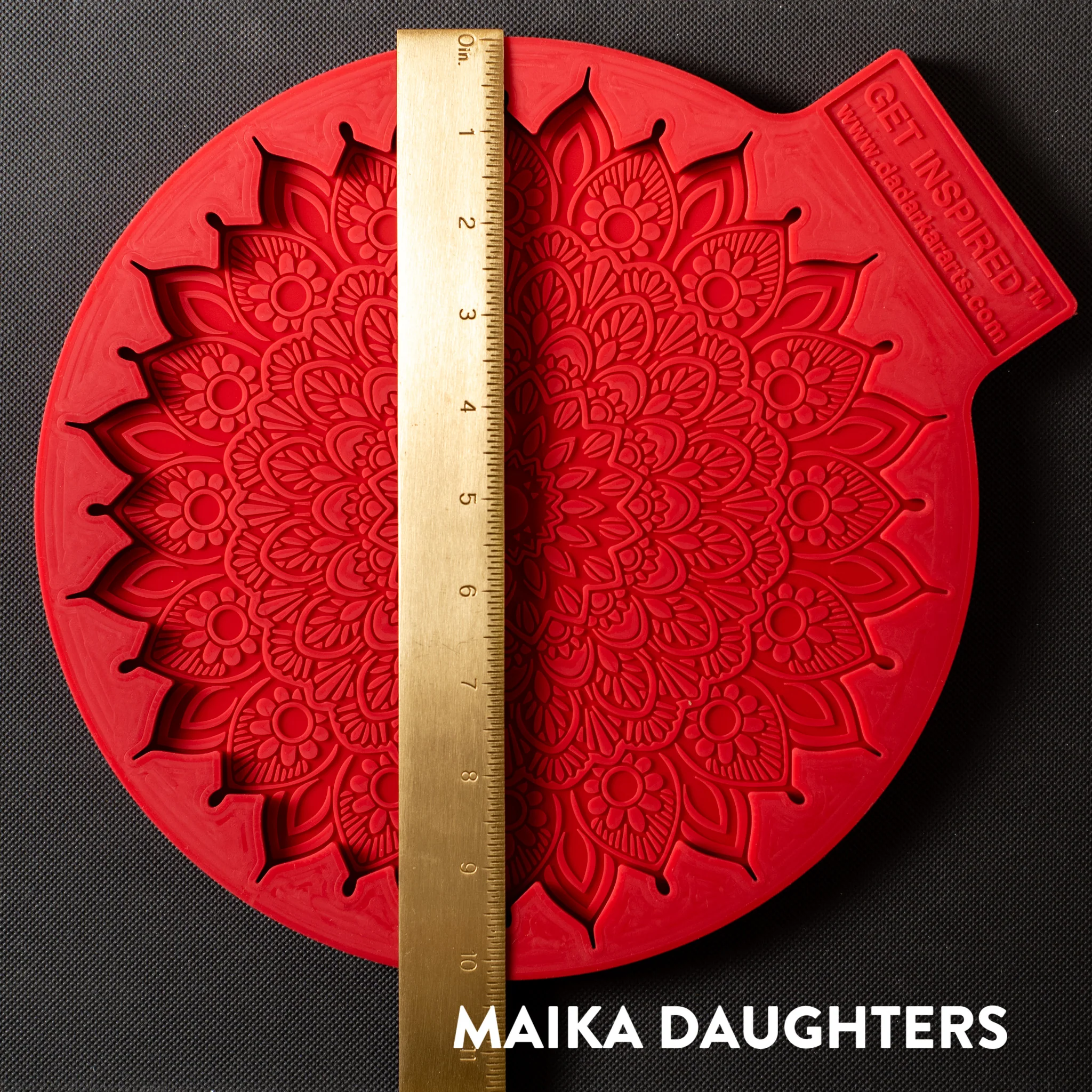 Dadarkar Art - Paisley Grace Mandala Silicone Mold - Image 5