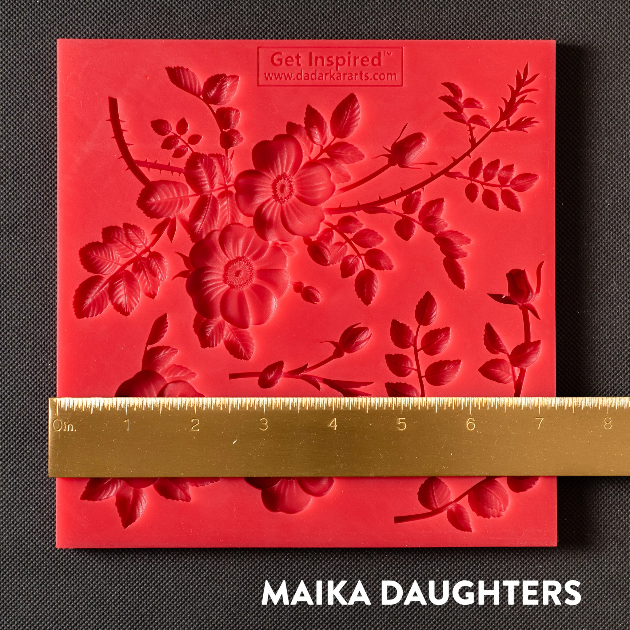 Dadarkar Art - Greek Roses Silicone Mold - Image 3