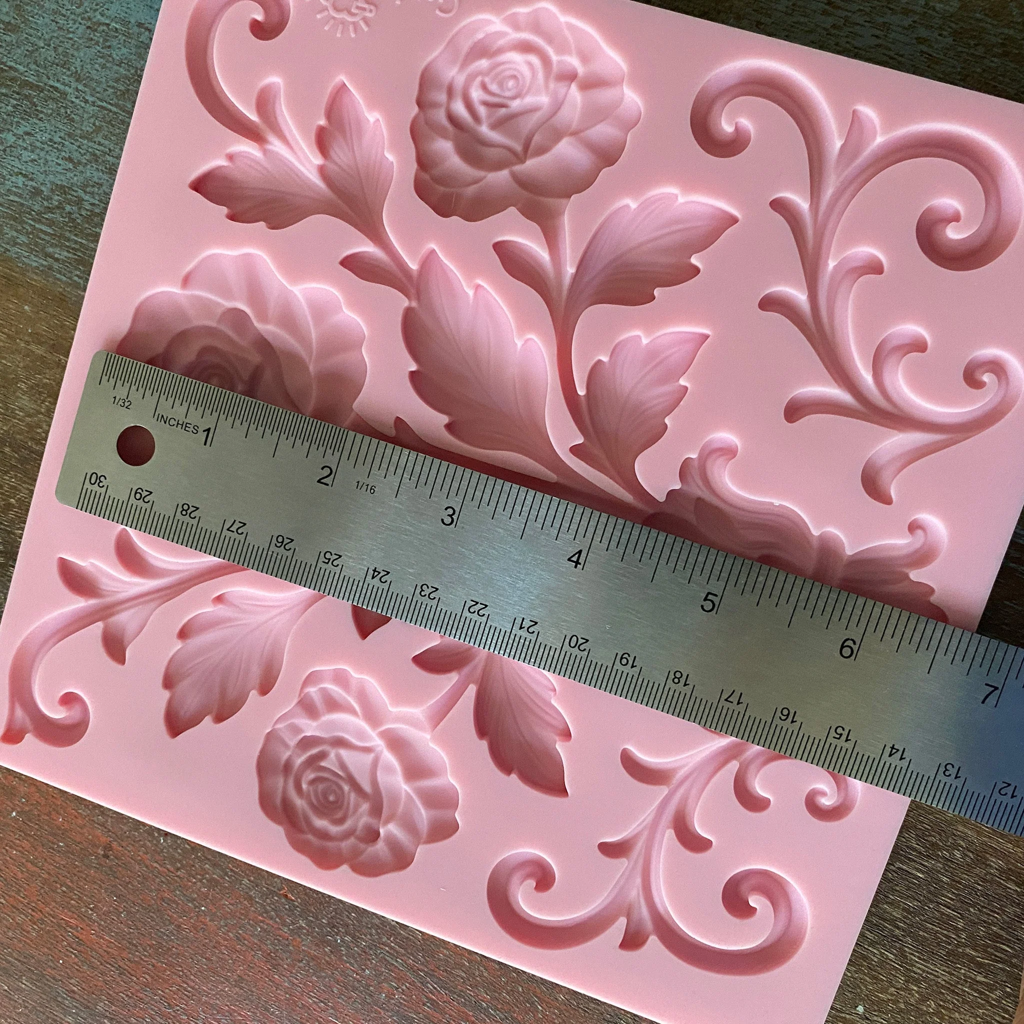 Dadarkar Art - Regal Rose Bouquet Silicone Mold - Image 6