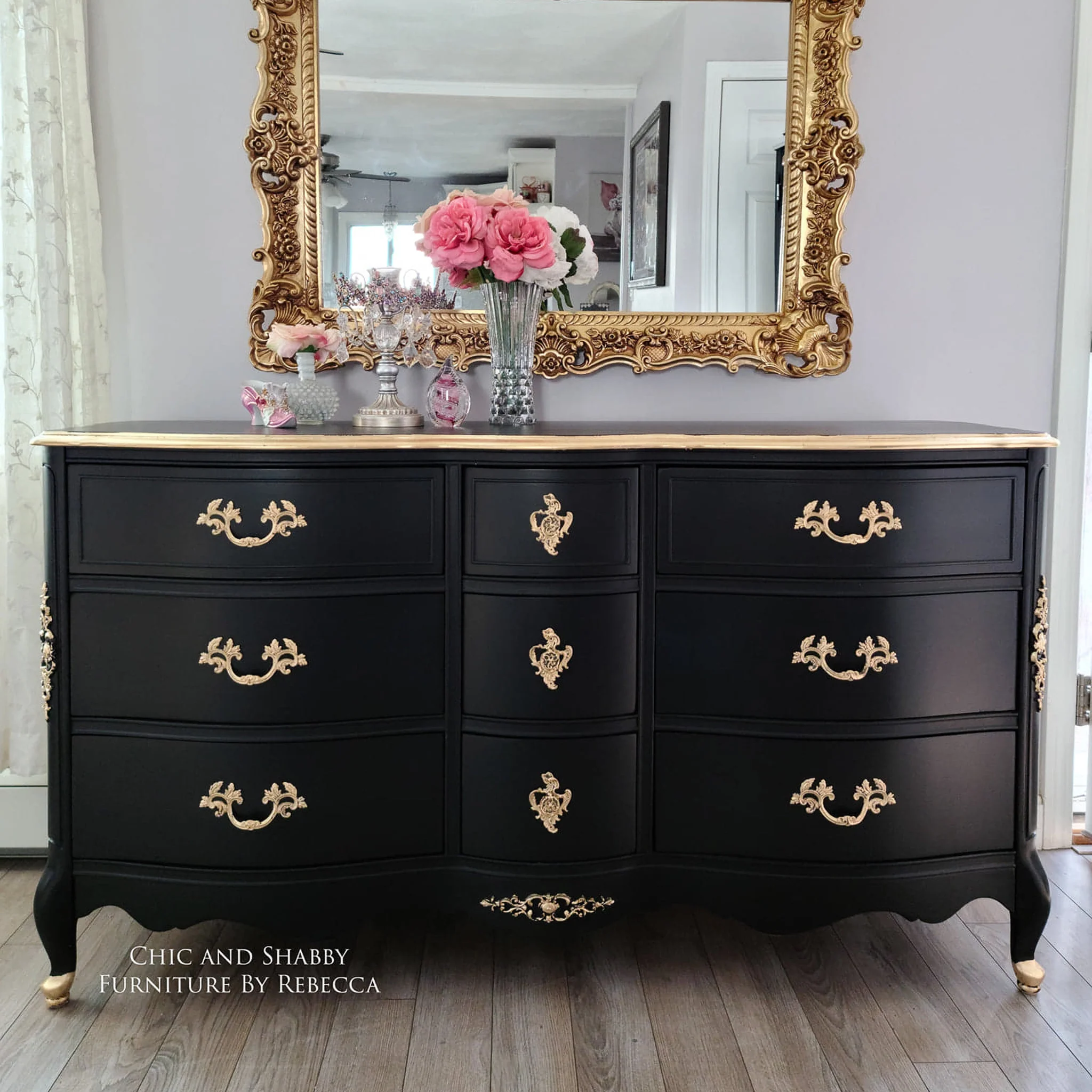 Dixie Belle Caviar Chalk Mineral Paint | Furniture Paint - Image 6