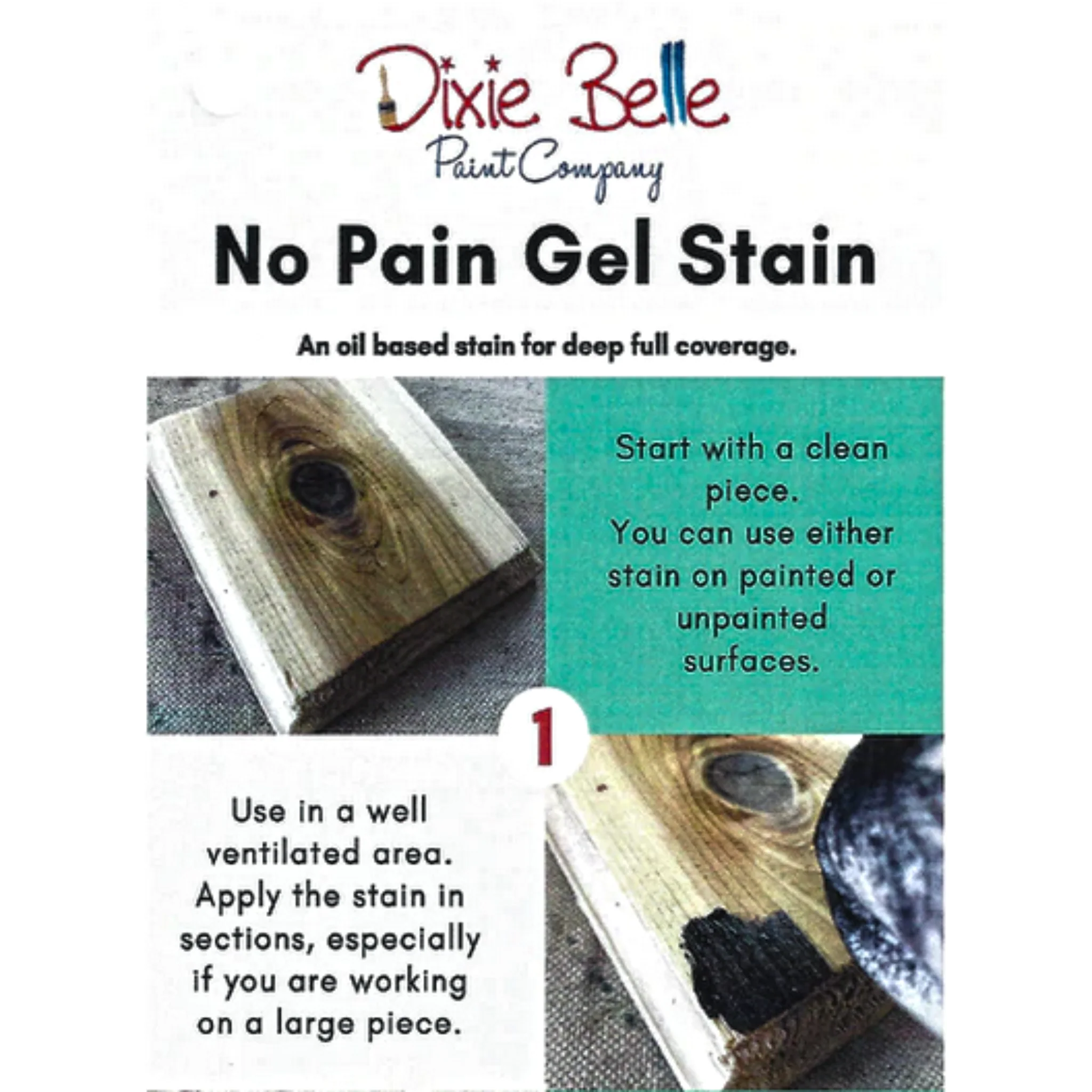 Dixie Belle Paint - No Pain Gel Stain - Various Finishes - Image 20