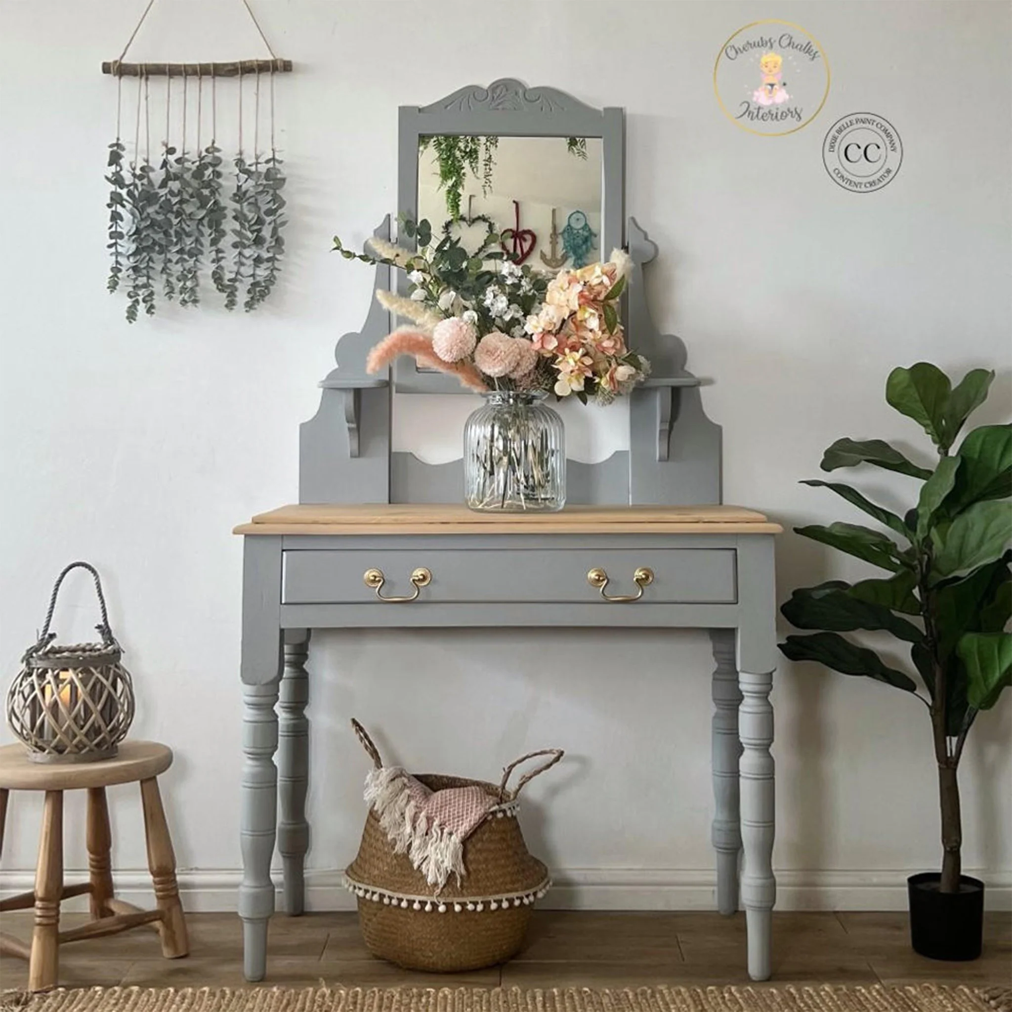 Dixie Belle Baja Gray Silk All-in-One | Furniture Paint - Image 4