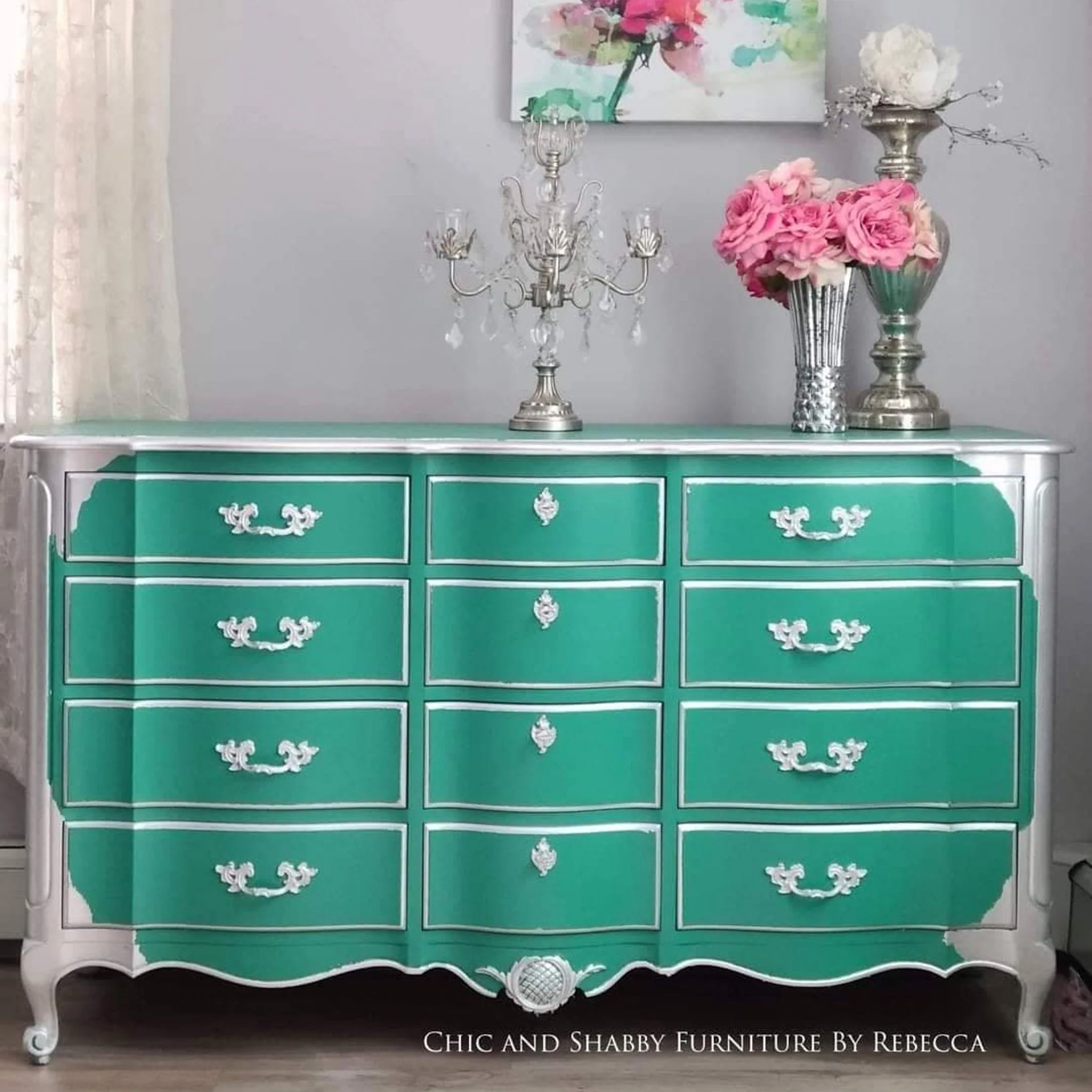 Dixie Belle Mermaid Tail Chalk Mineral Paint | Furniture Paint - Image 3