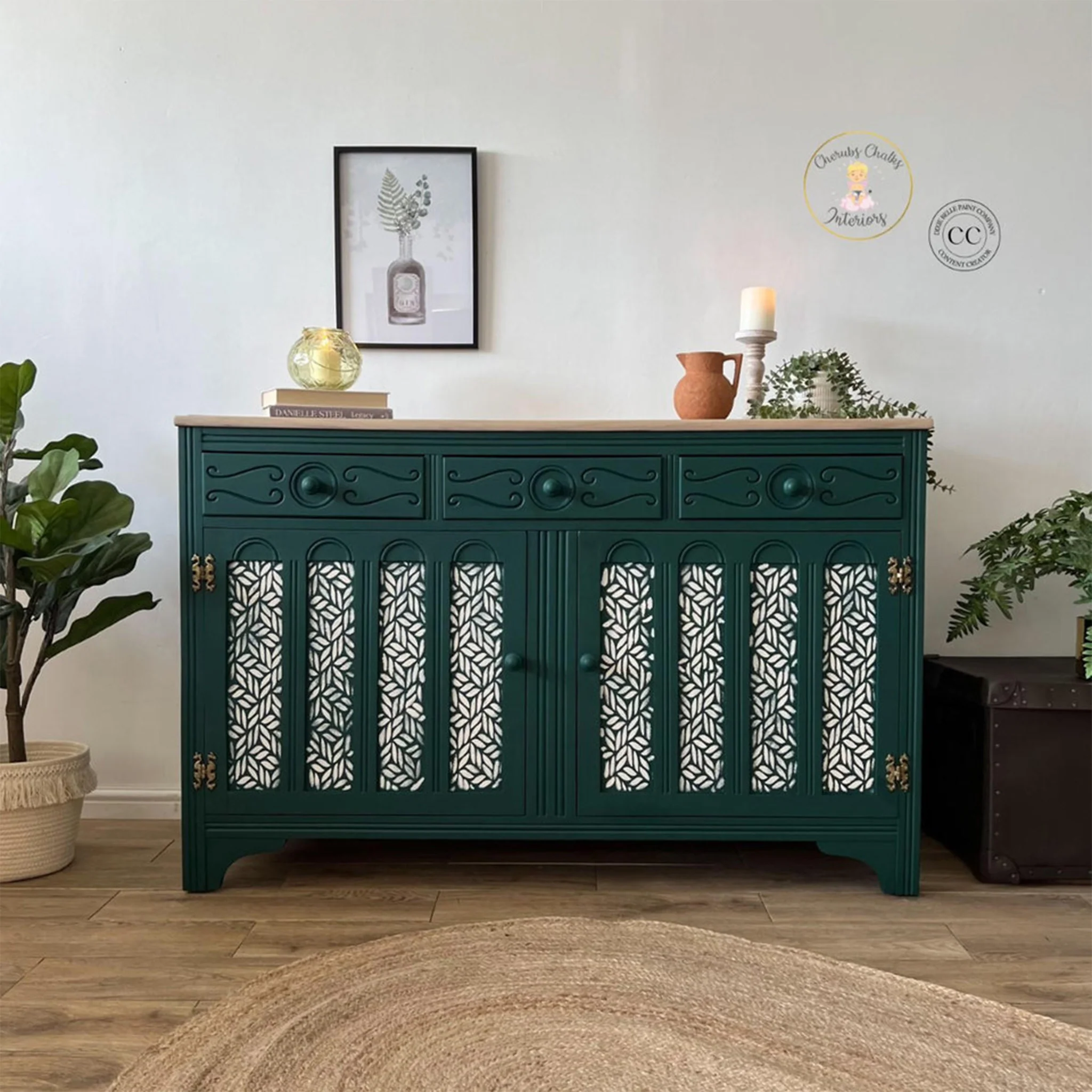 Dixie Belle Midnight Green Silk All-in-One | Furniture Paint - Image 3