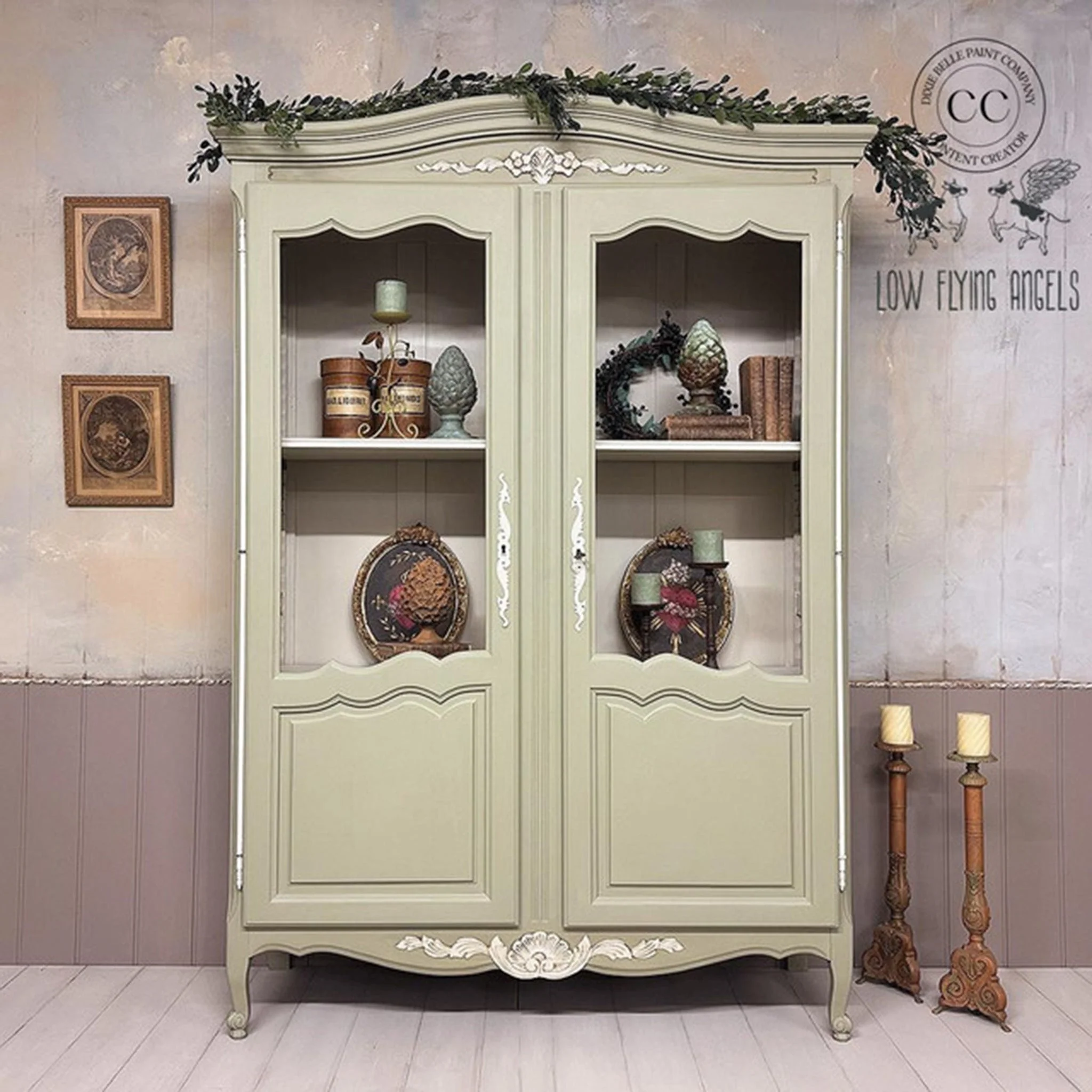 Dixie Belle Olive Wood Chalk Mineral Paint | Furniture Paint - Image 2