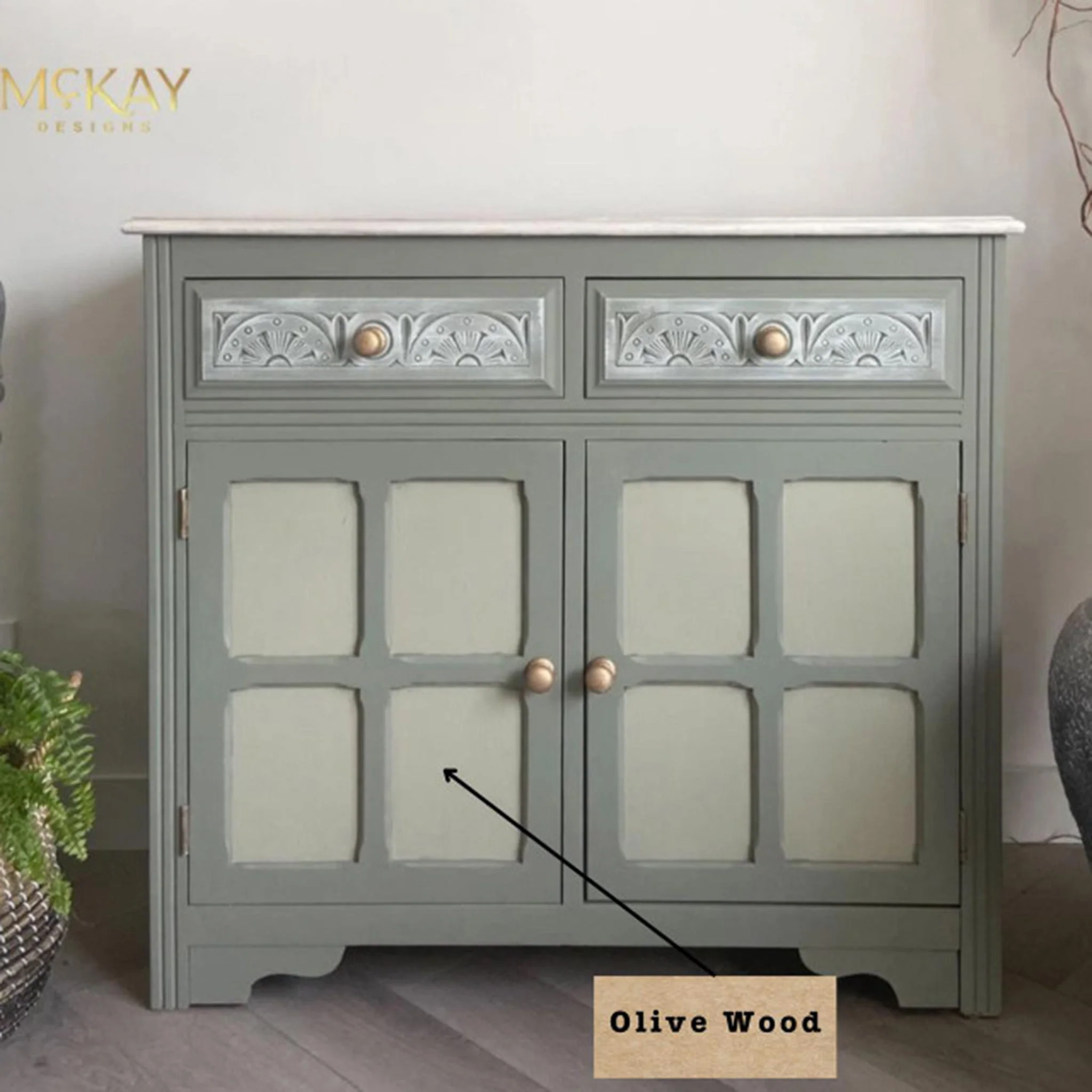 Dixie Belle Olive Wood Chalk Mineral Paint | Furniture Paint - Image 6