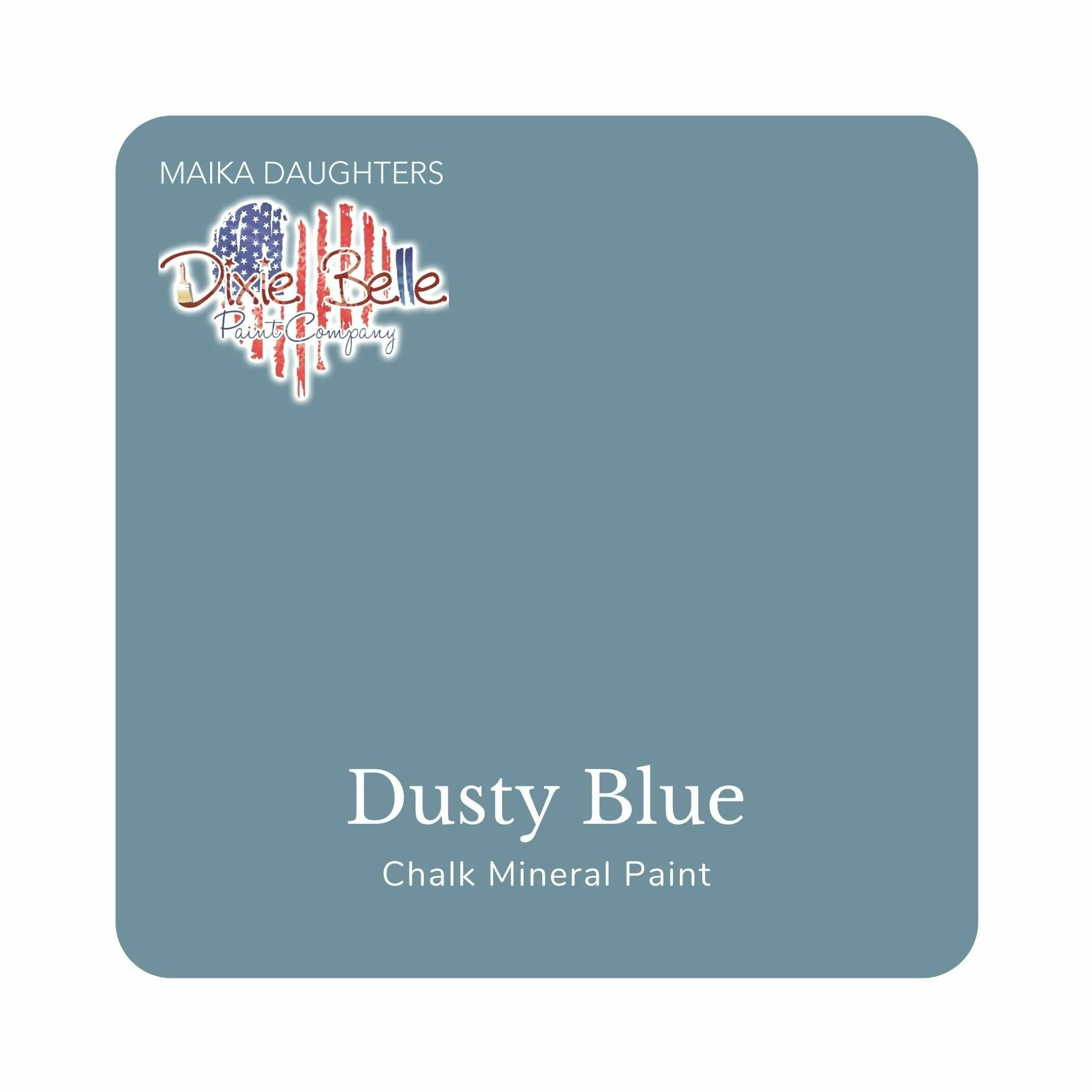 Dixie Belle Dusty Blue Chalk Mineral Paint | Furniture Paint - Image 3