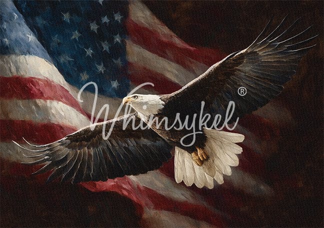 Whimsykel - Freedom Isn't Free Eagle Decoupage Paper | 21x29, 14x20 - Image 3