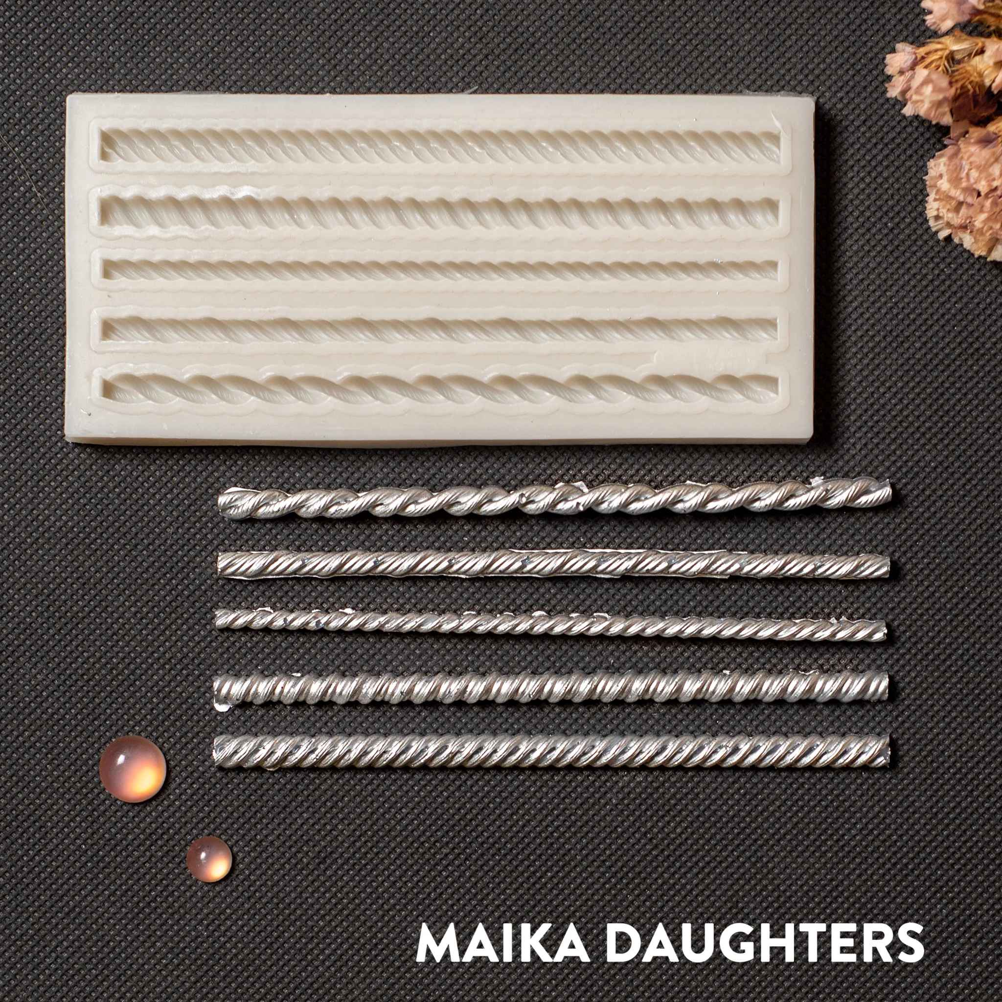 Dadarkar Art - Mini Ropes Silicone Mold - Image 4
