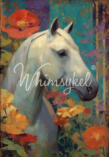 Whimsykel Guardian Spirit Horse Decoupage Paper | 21x29 - Image 3