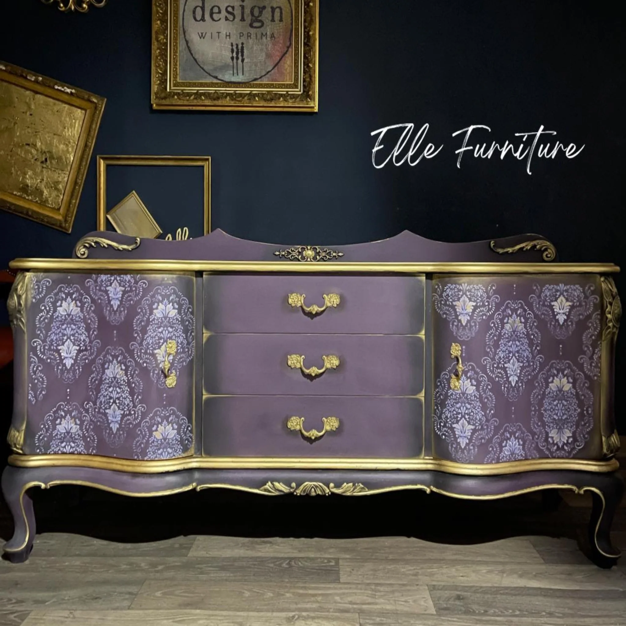 ReDesign with Prima - Dana Damask by KACHA Furniture Transfer (24x35 Size) - Image 11