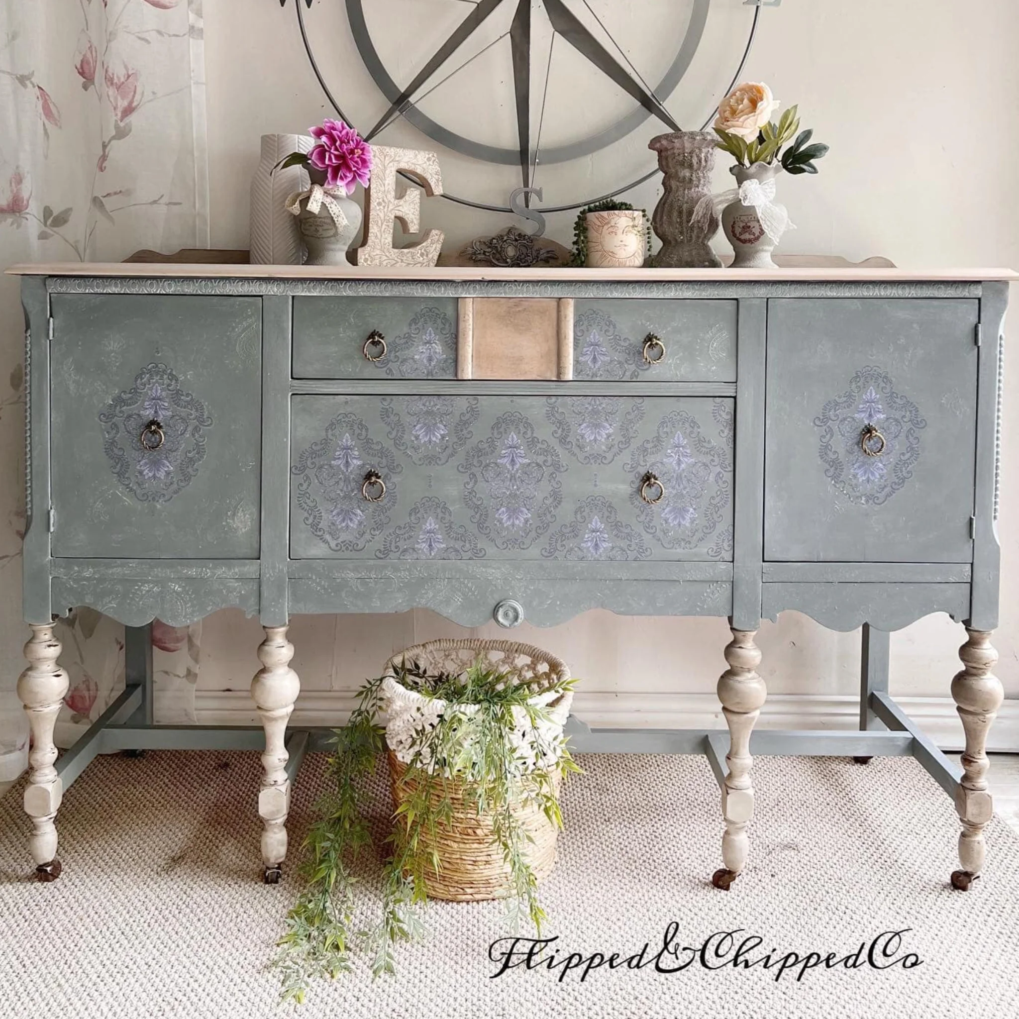 ReDesign with Prima - Dana Damask by KACHA Furniture Transfer (24x35 Size) - Image 5