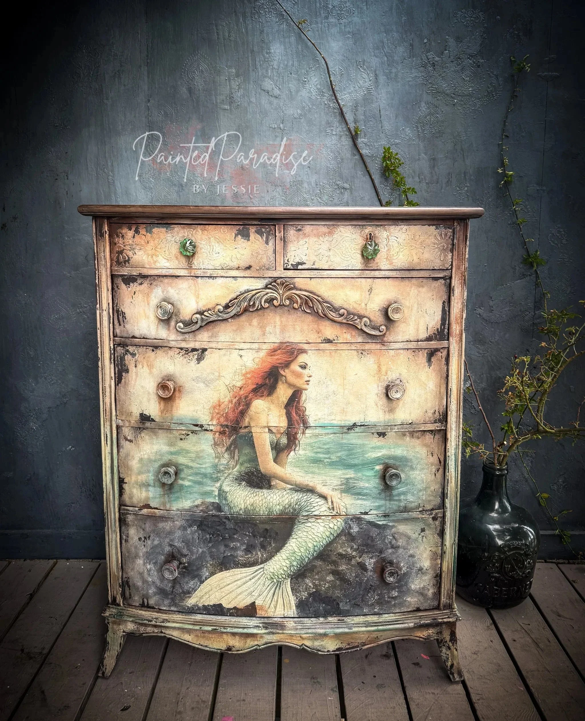Whimsykel - Maiden of the Sea Decoupage Paper (21x29, 14x20) - Image 3