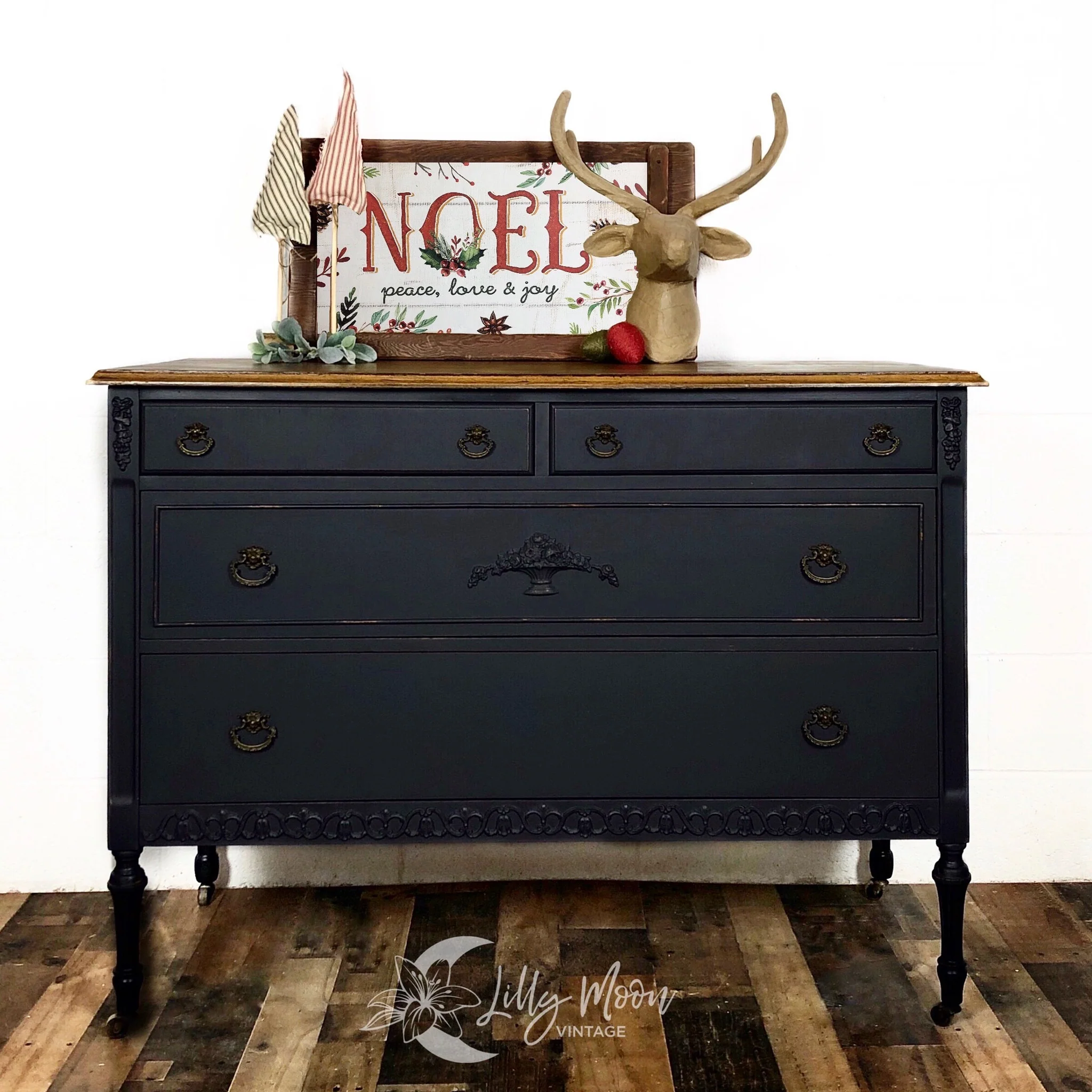 Dixie Belle Midnight Sky Chalk Mineral Paint | Furniture Paint - Image 3