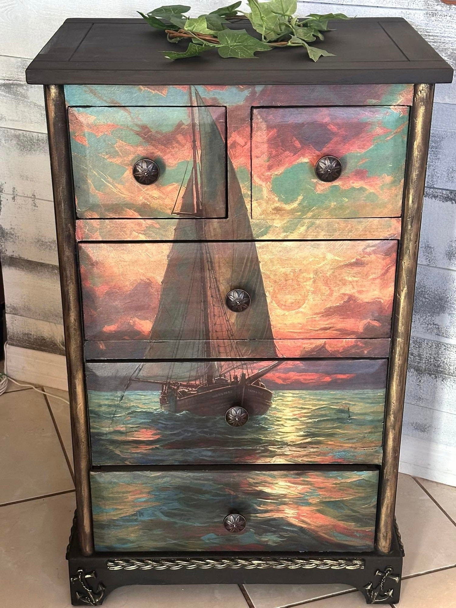 Whimsykel - Nautical Serenity Decoupage Paper (21x29 Size) - Image 3