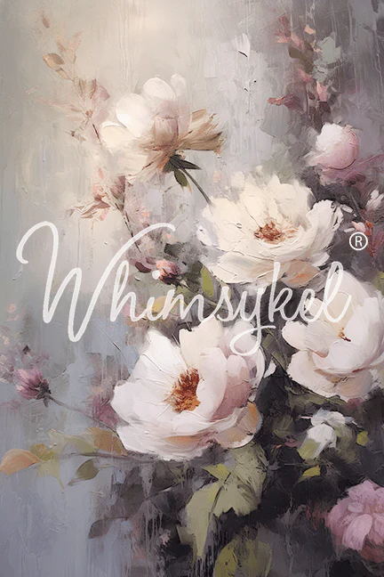 Whimsykel - Petal Poetry Decoupage Paper (21x29 Size)