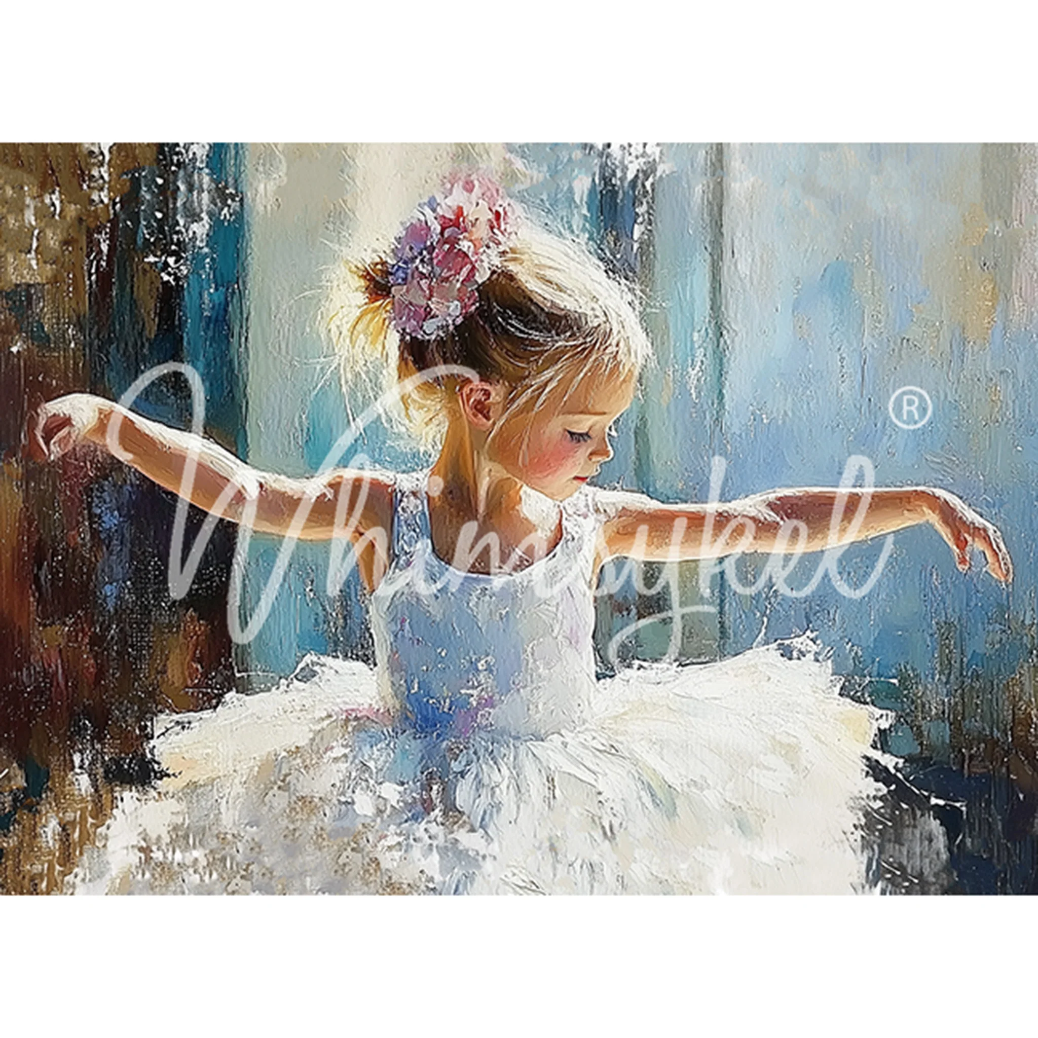 Whimsykel - Pirouettes & Petals Decoupage Paper (21x29, 14x20) - Image 4