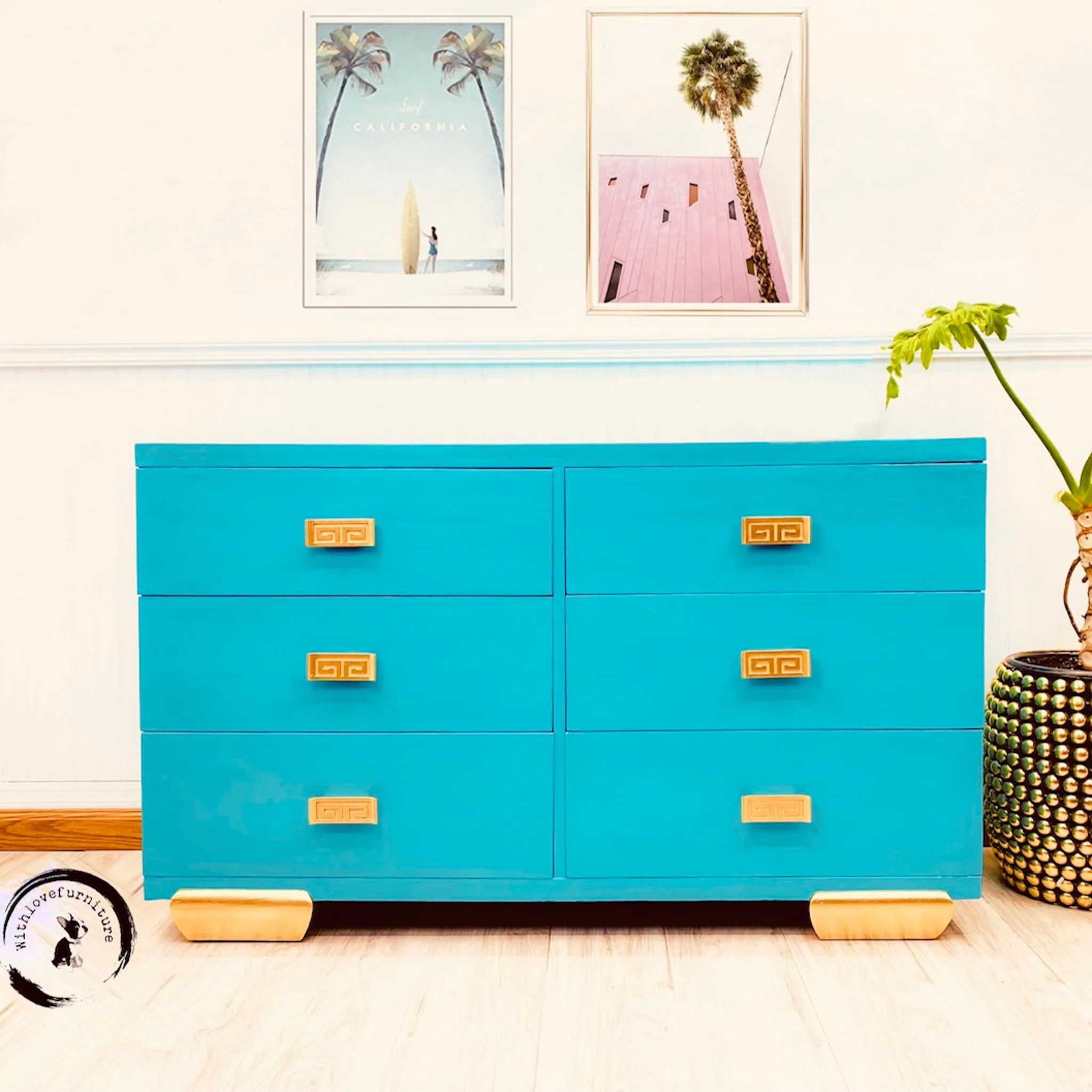 Dixie Belle Pure Ocean Chalk Mineral Paint | Furniture Paint - Image 2