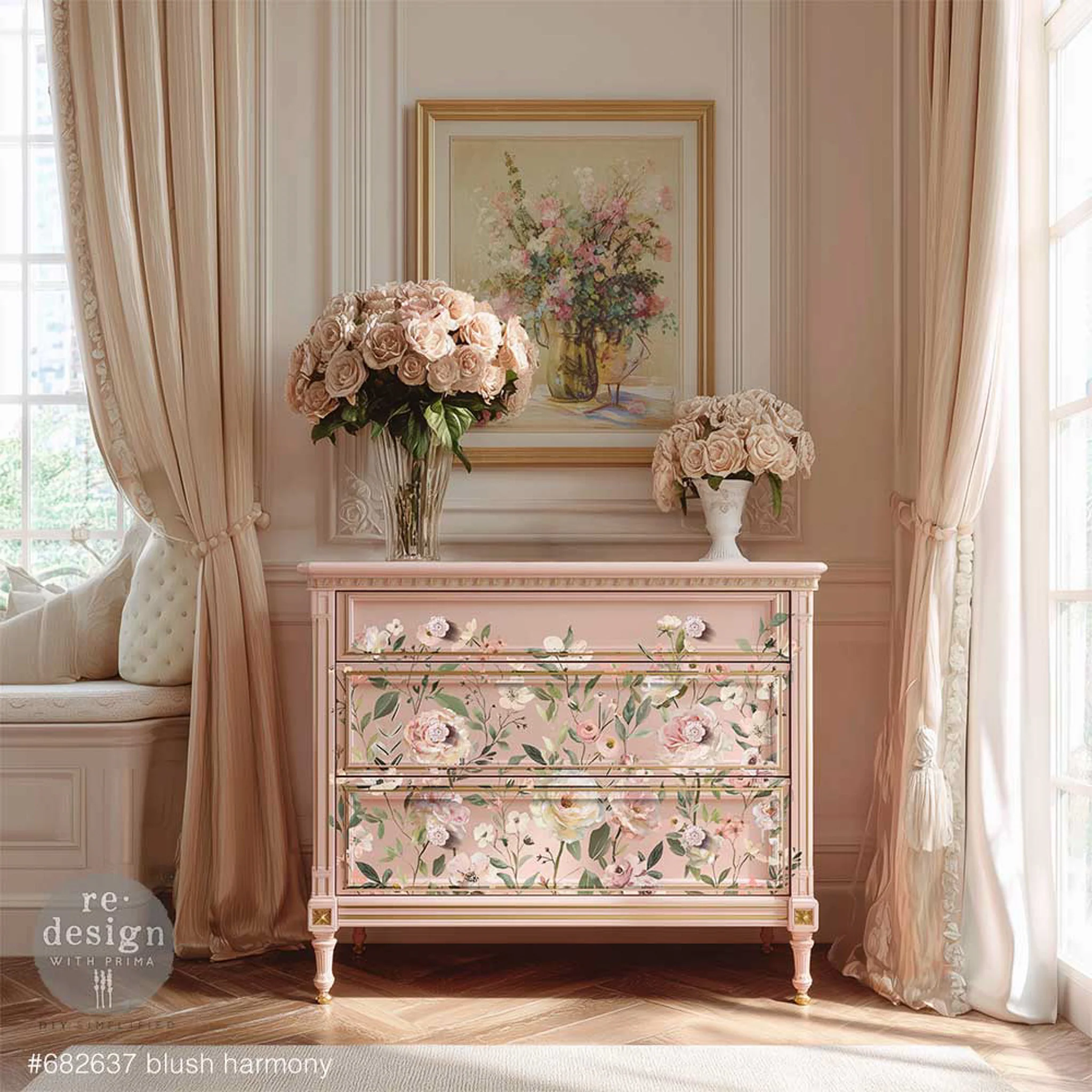 ReDesign with Prima - Blush Harmony Furniture Transfer (24x35) - Image 4