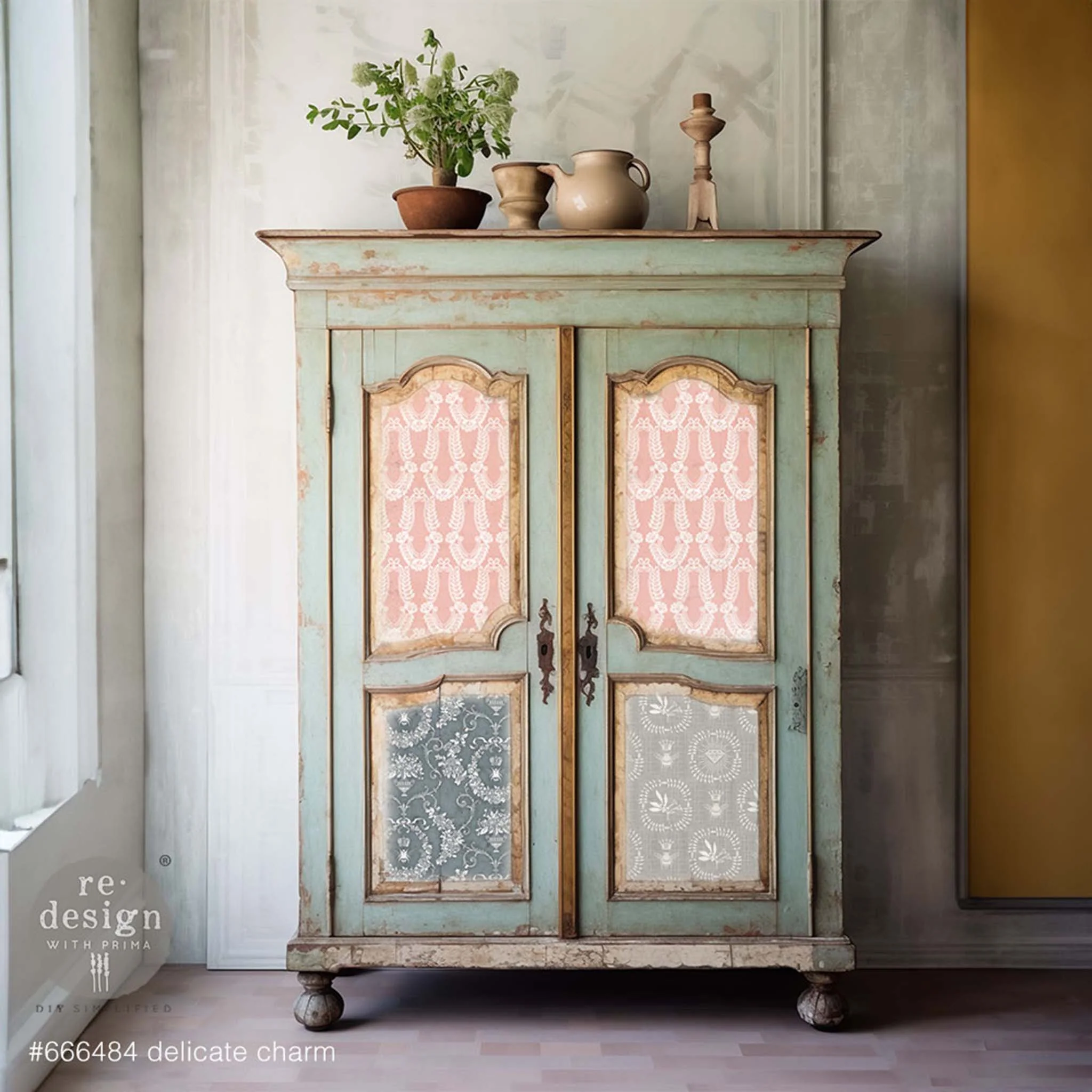 ReDesign with Prima - Delicate Charm Decoupage Papers (3 Sheets, 19.5x30 Each) - Image 4