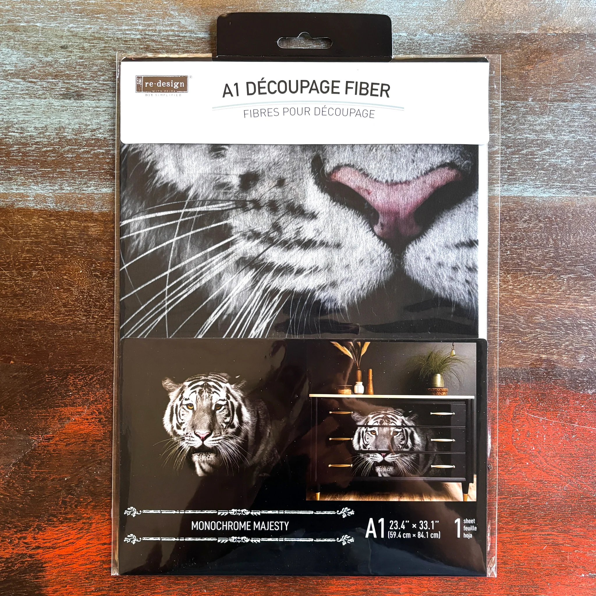 ReDesign with Prima - Monochrome Majesty Decoupage Paper (A1) - Image 4