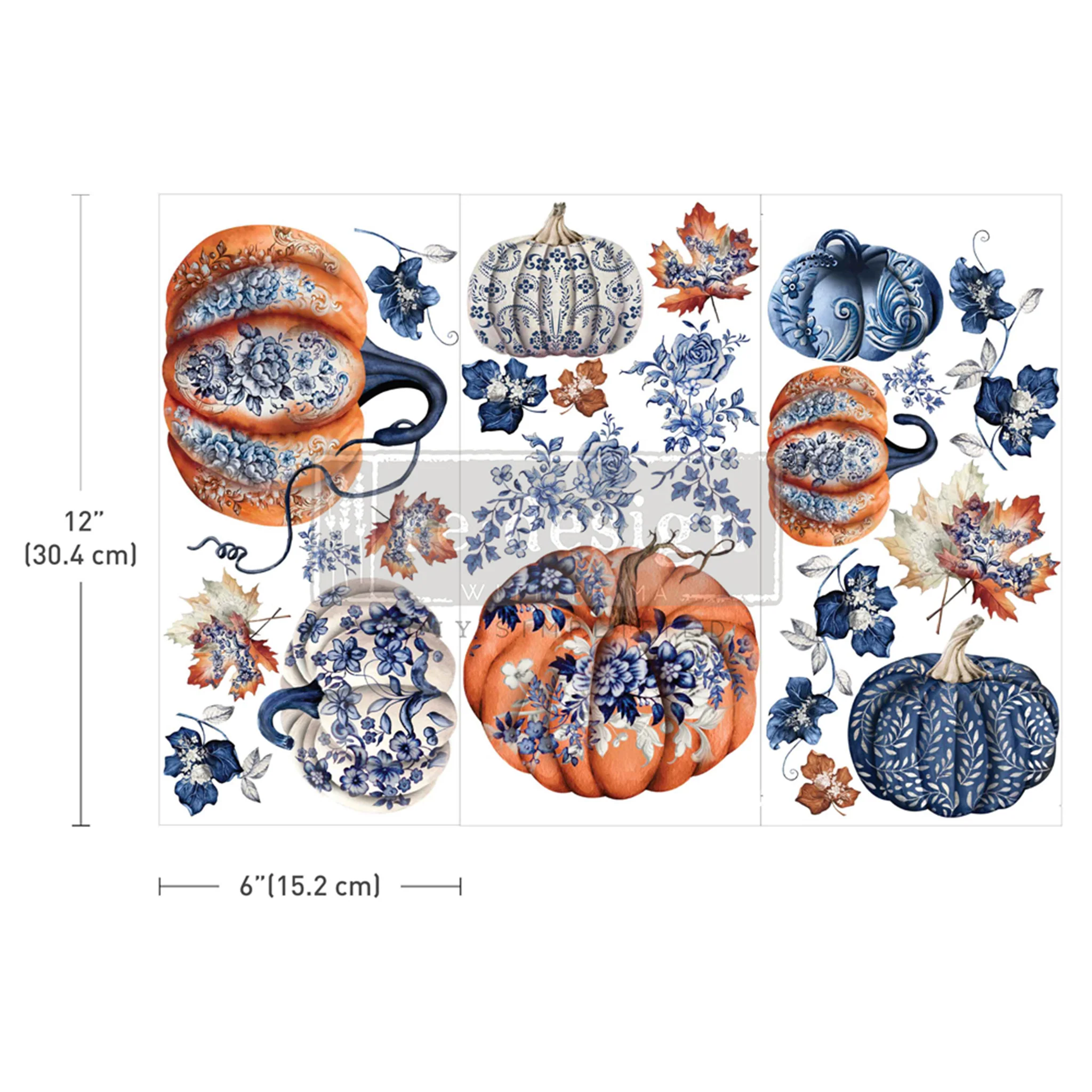 ReDesign with Prima - Pumpkin Patch Galore Furniture Transfers (3 Sheets, 6x12 Each) - Image 5