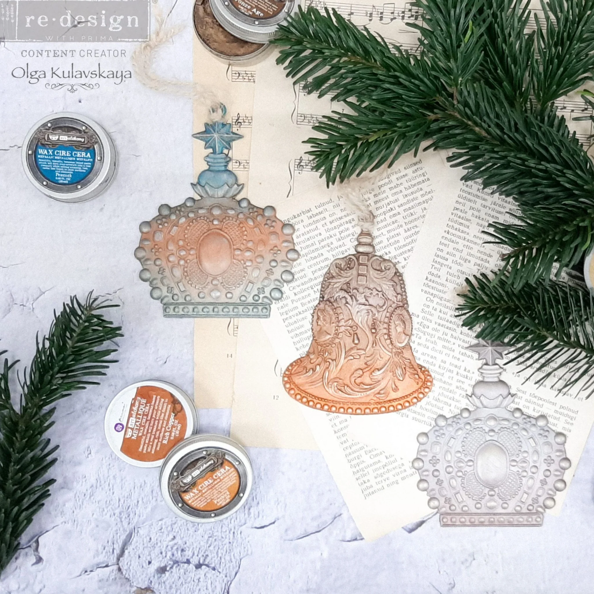 ReDesign with Prima - Victorian Adornments Silicone Mold (5x8 Size) - Image 8