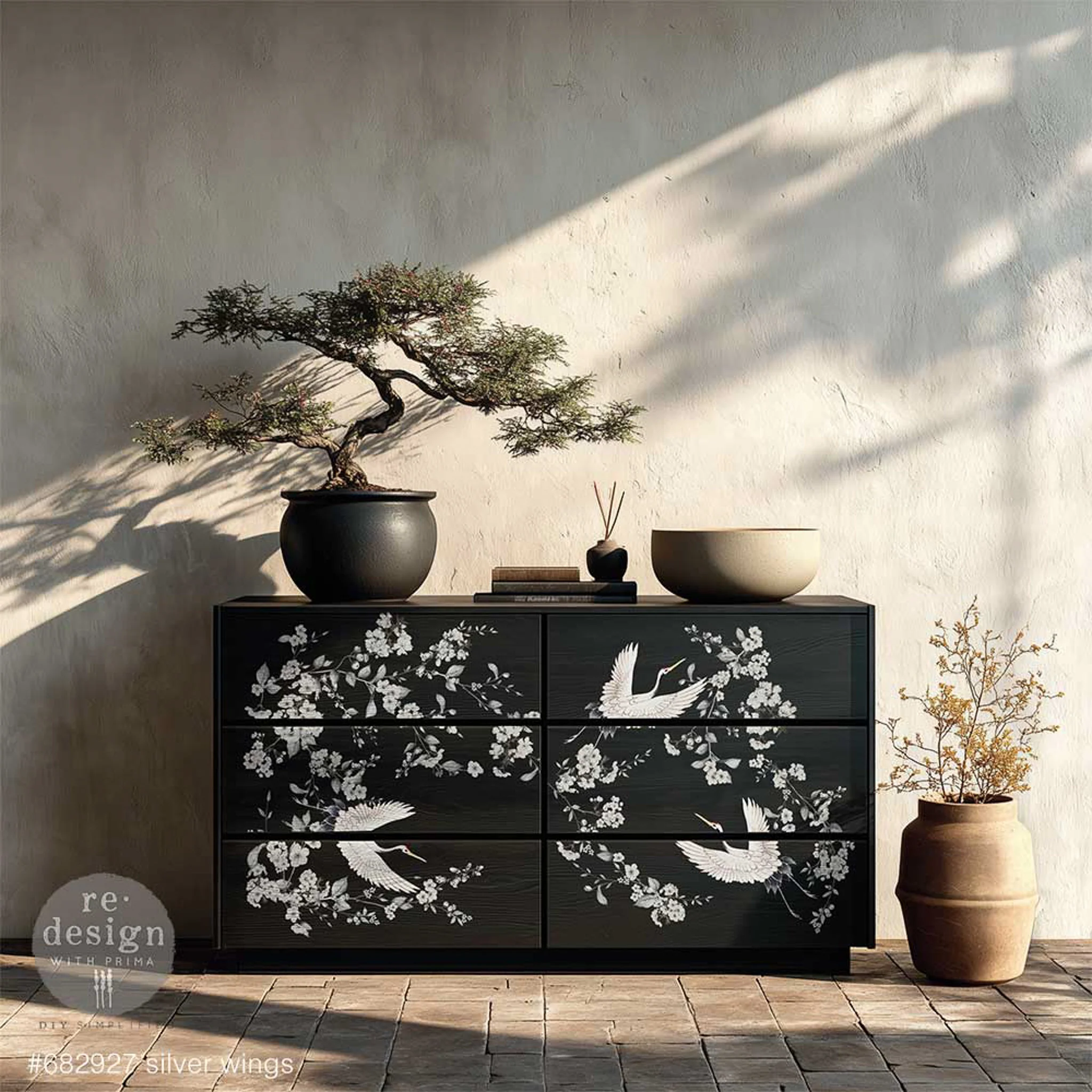 ReDesign with Prima - Silver Wings Furniture Transfer (24x35) - Image 4