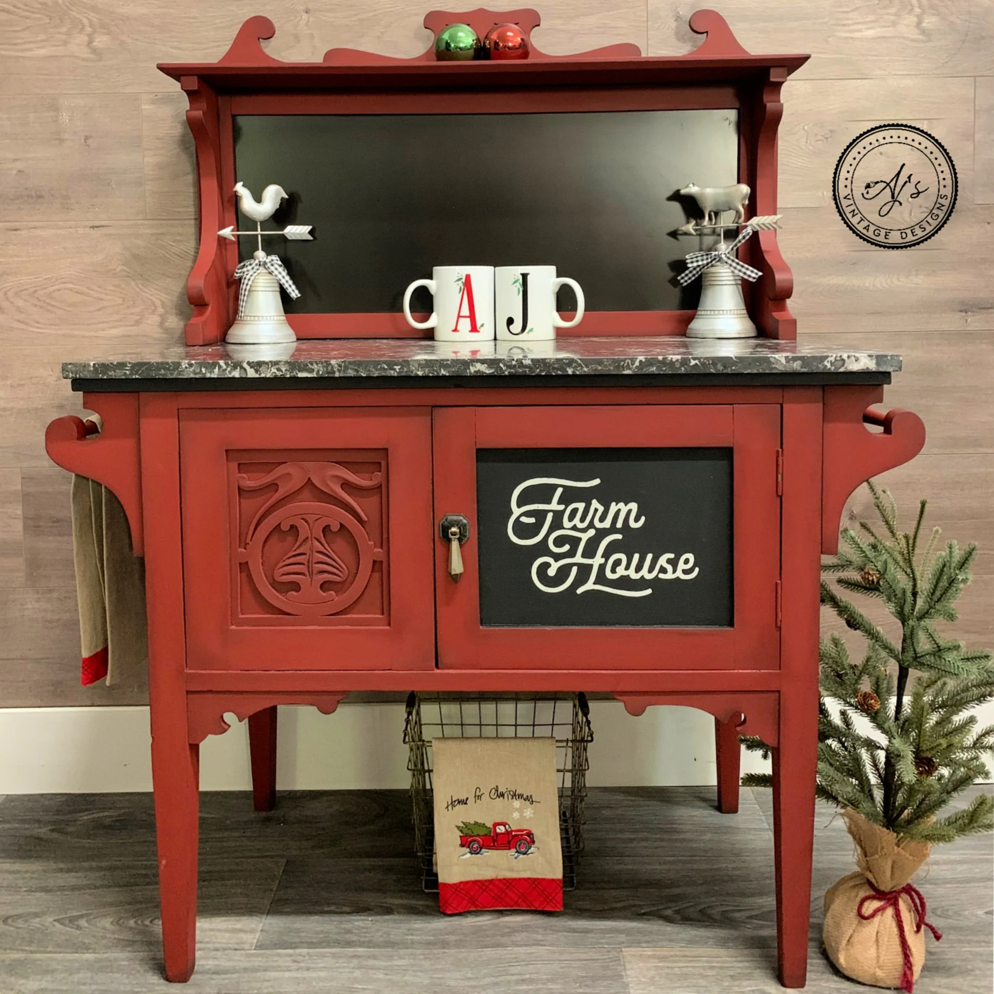 Dixie Belle Rustic Red Chalk Mineral Paint | Furniture Paint - Image 2