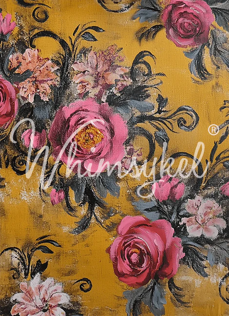 Whimsykel - Rustic Rosewood Decoupage Paper (21x29 Size) - Image 3
