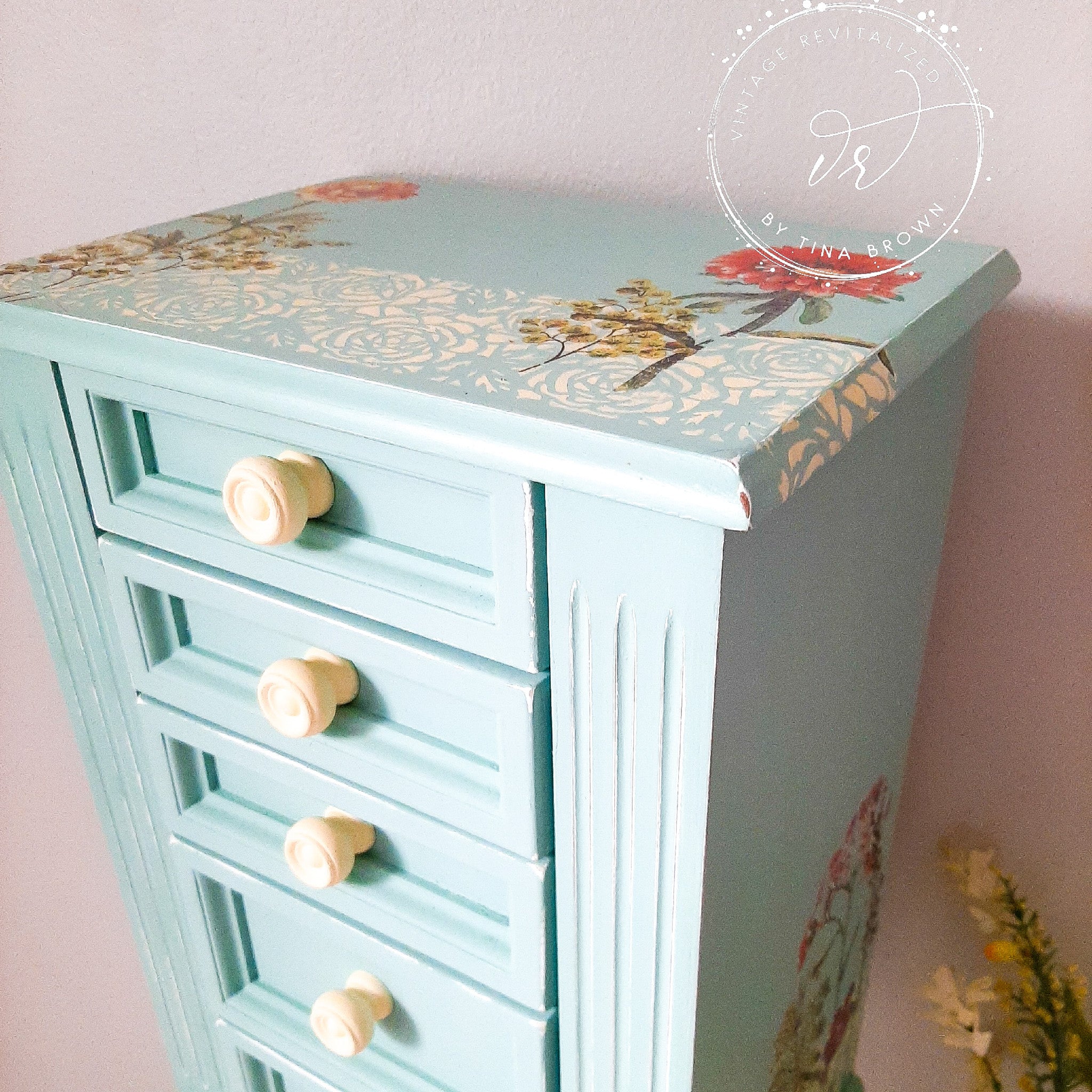 Dixie Belle Sea Glass Chalk Mineral Paint | Furniture Paint - Image 2