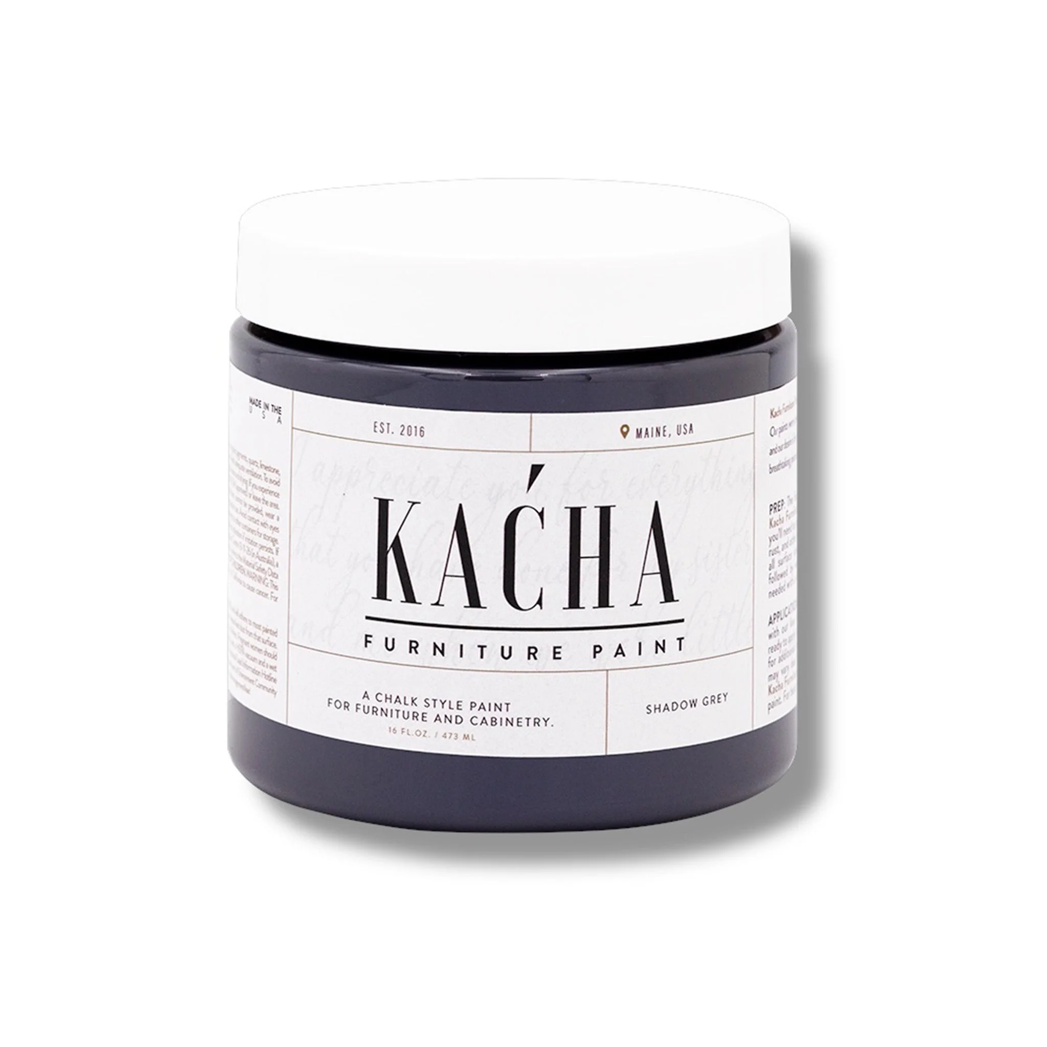 KACHA Furniture Paint - Shadow Grey | Elegant Matte Finish (Available in 2 Sizes) - Image 3