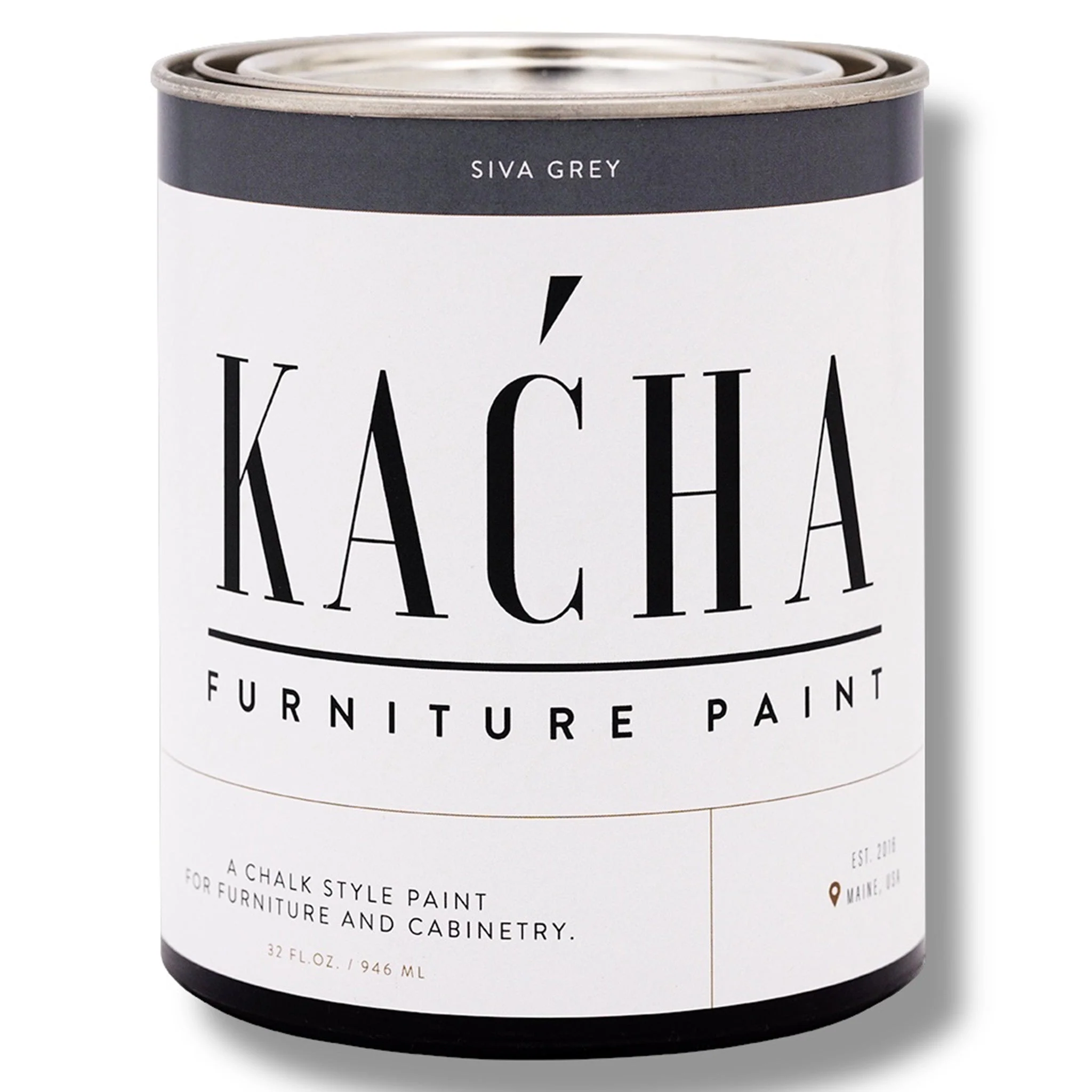 KACHA Furniture Paint - Siva Grey | Elegant Matte Finish (Available in 2 Sizes) - Image 6