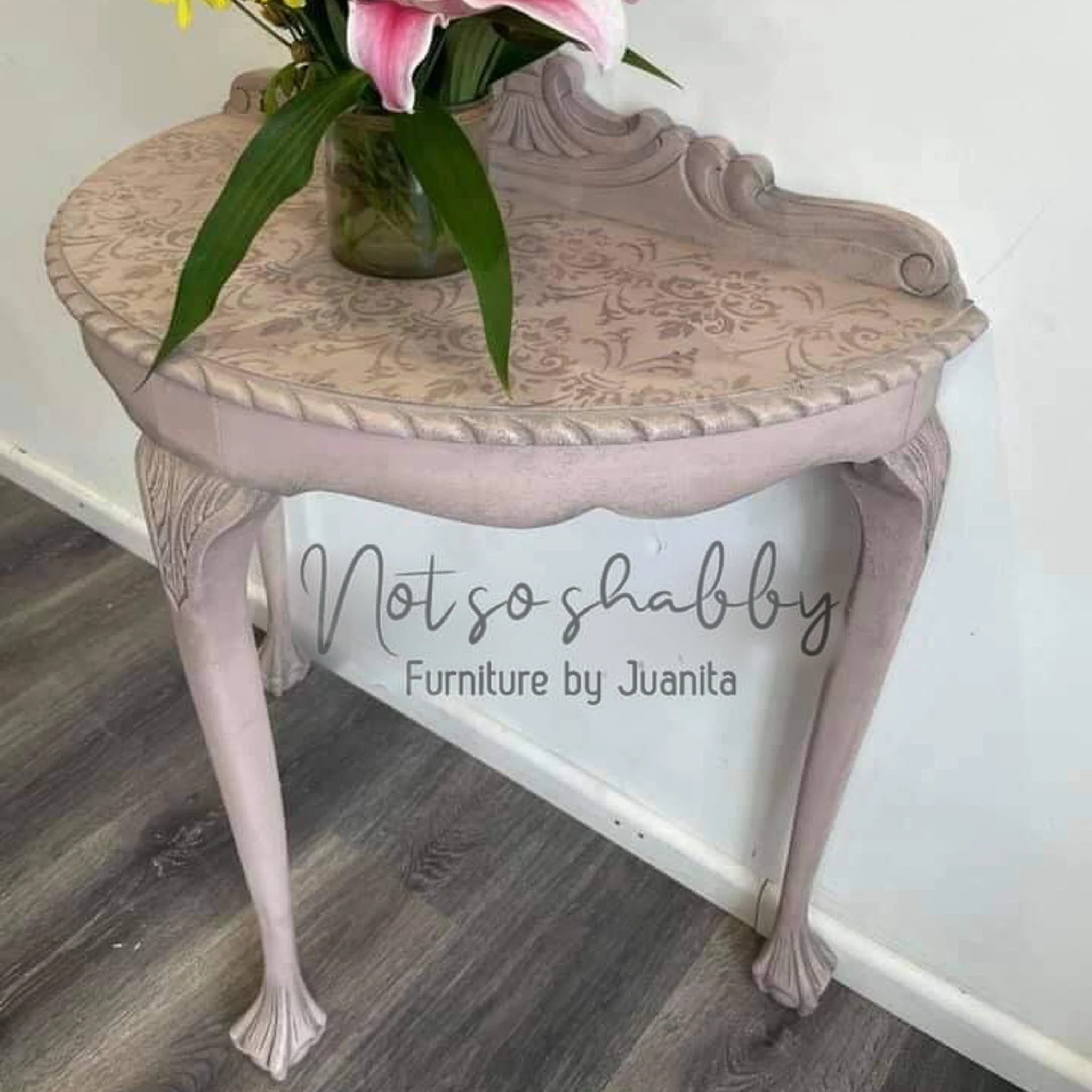 Dixie Belle Soft Pink Chalk Mineral Paint | Furniture Paint - Image 4