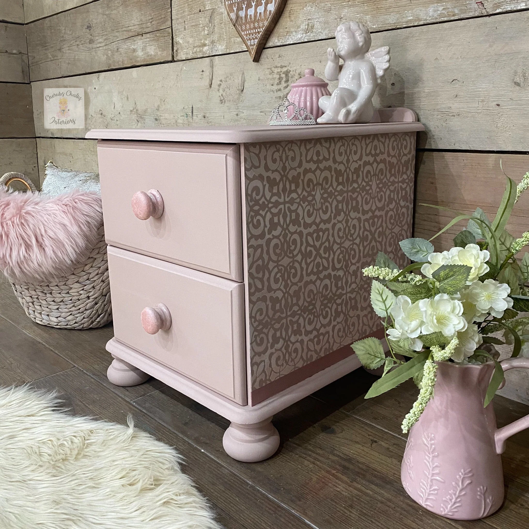 Dixie Belle Soft Pink Chalk Mineral Paint | Furniture Paint - Image 5