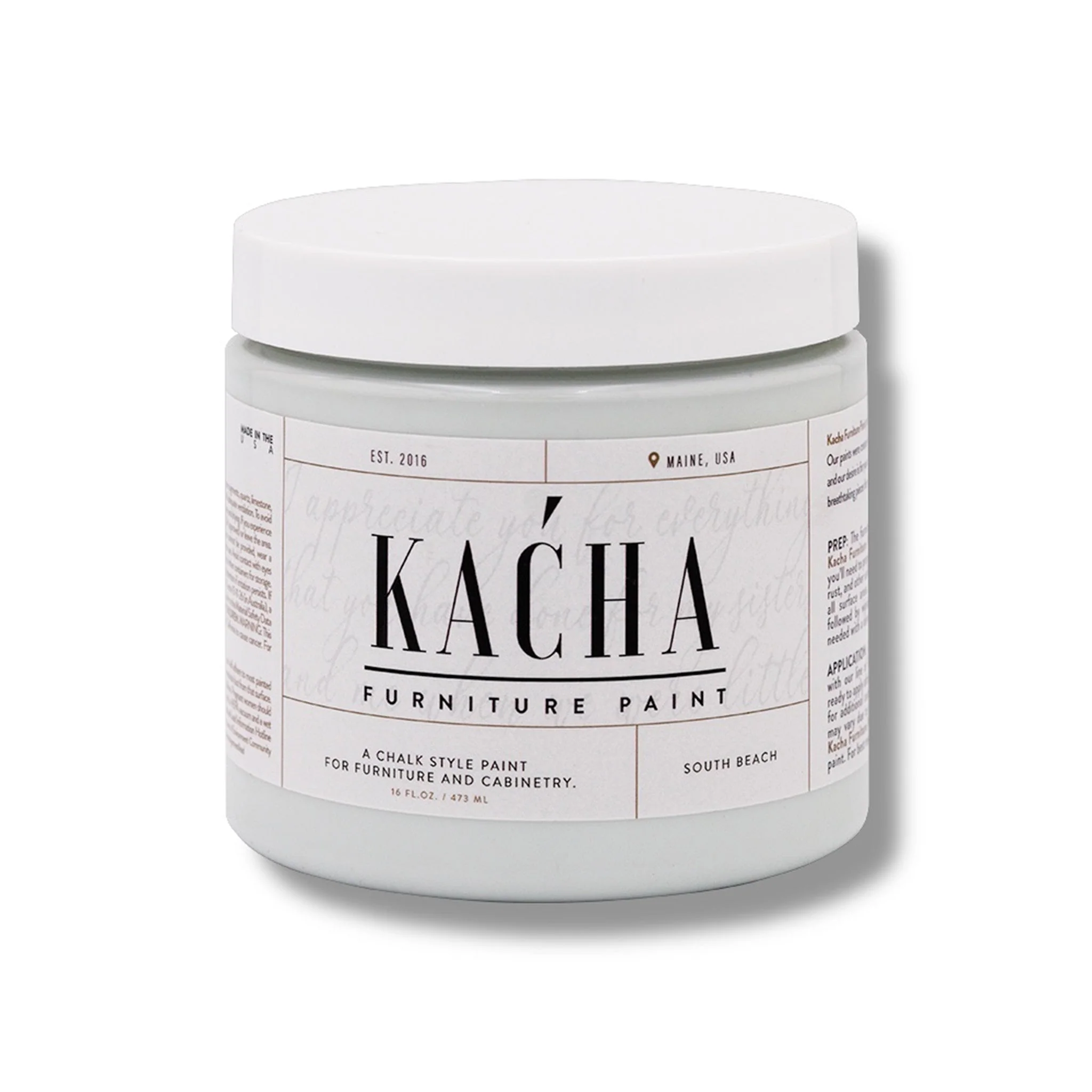 KACHA Furniture Paint - South Beach | Elegant Matte Finish (Available in 2 Sizes) - Image 4