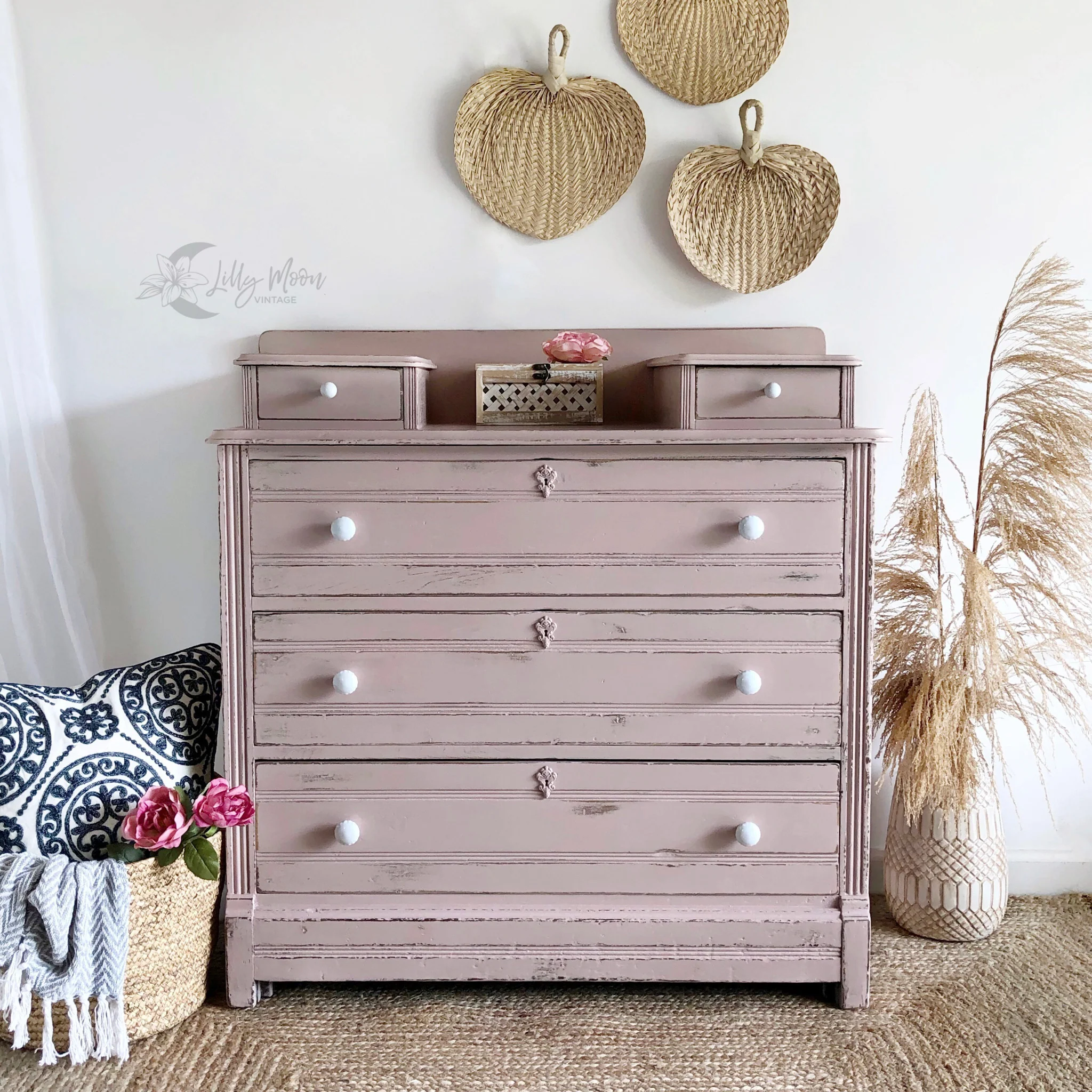 Dixie Belle Tea Rose Chalk Mineral Paint | Furniture Paint - Image 8